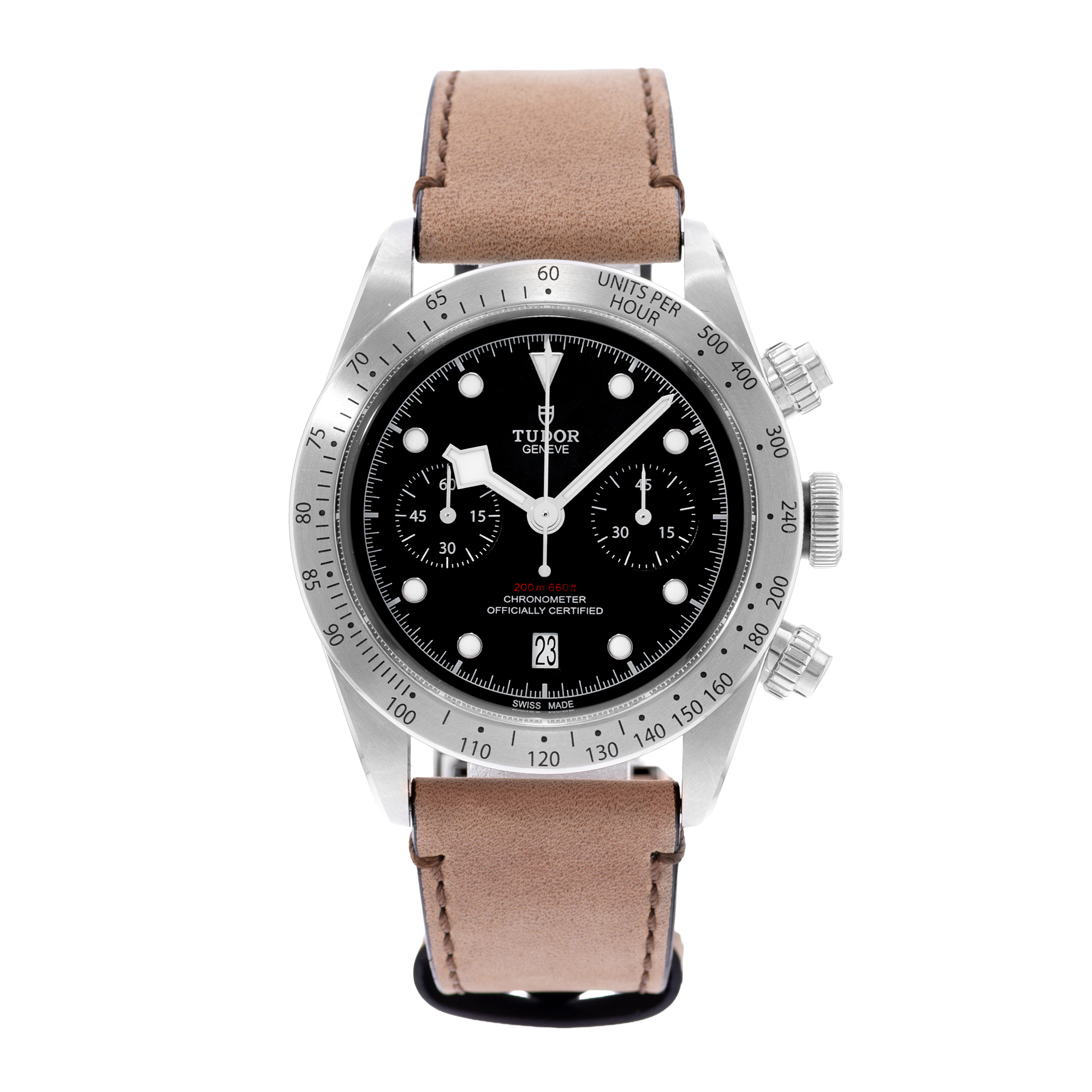 Tudor Black Bay 79350 41mm Chronograph Steel Black Mens Watch Box & Card 2022 thumbnail 2