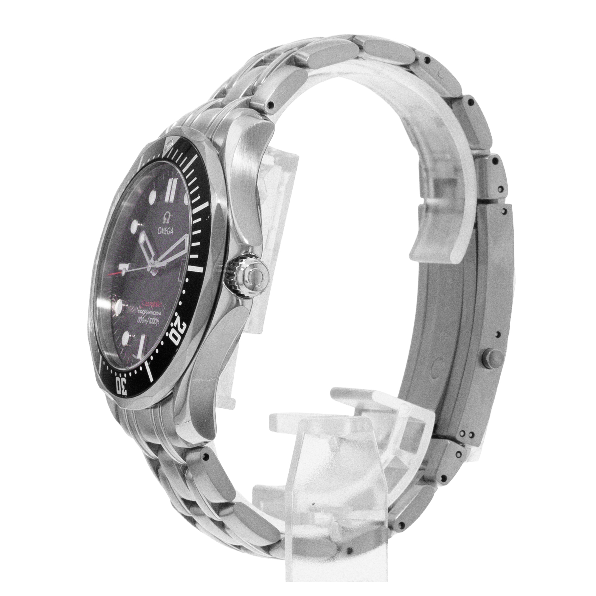 Omega Seamaster 212.30.41.61.01.001 41mm Black Index Steel Quartz Mens Watch thumbnail 5