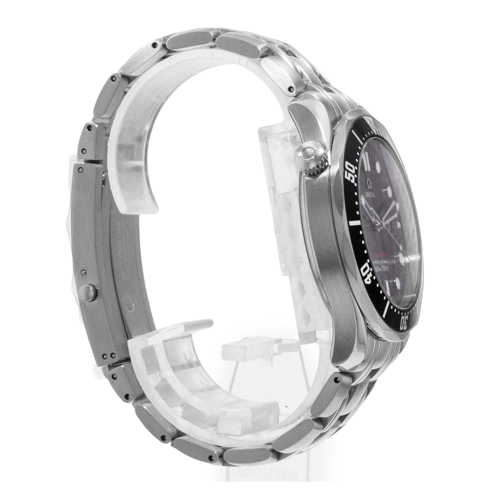 Omega Seamaster 212.30.41.61.01.001 41mm Black Index Steel Quartz Mens Watch thumbnail 6