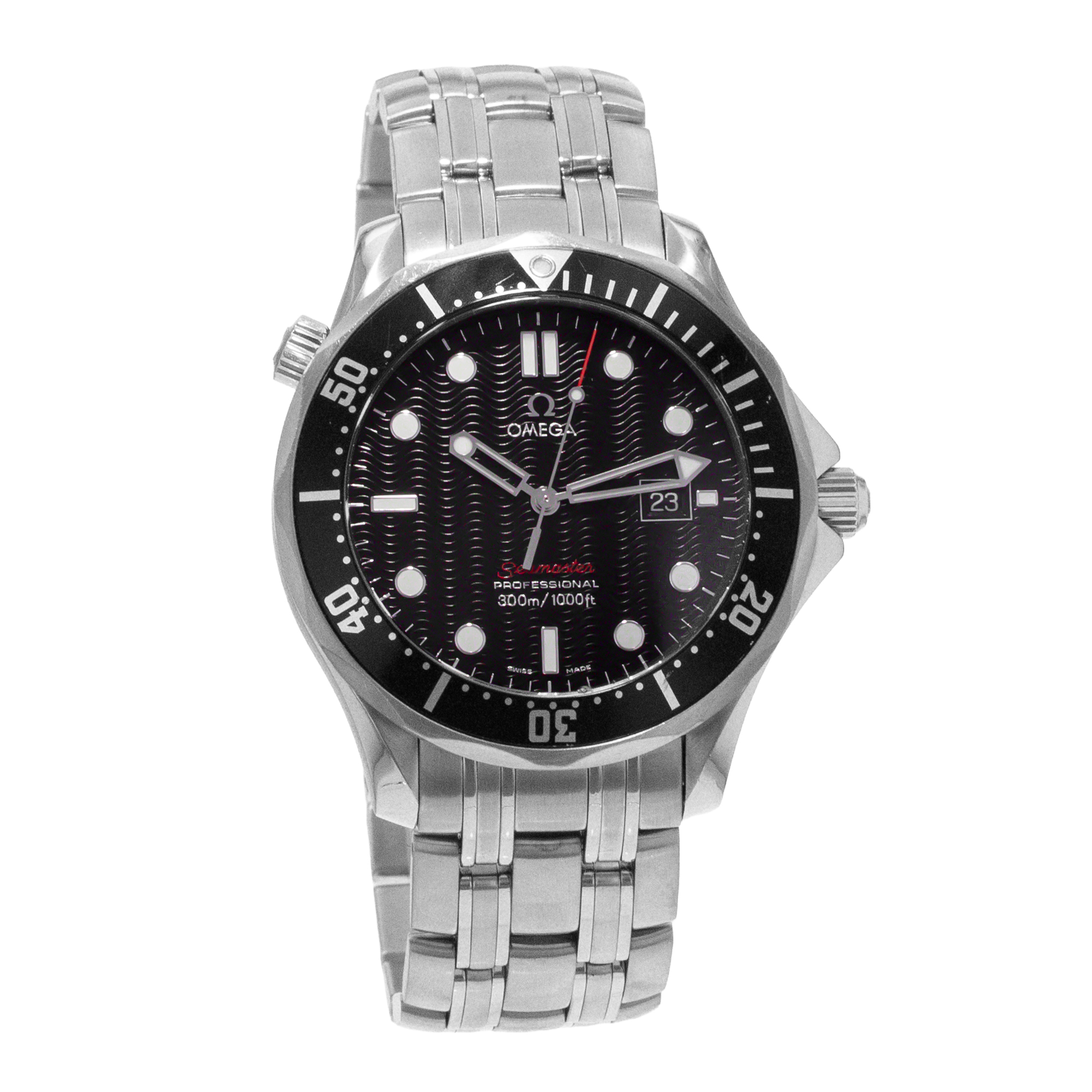 Omega Seamaster 212.30.41.61.01.001 41mm Black Index Steel Quartz Mens Watch thumbnail 8