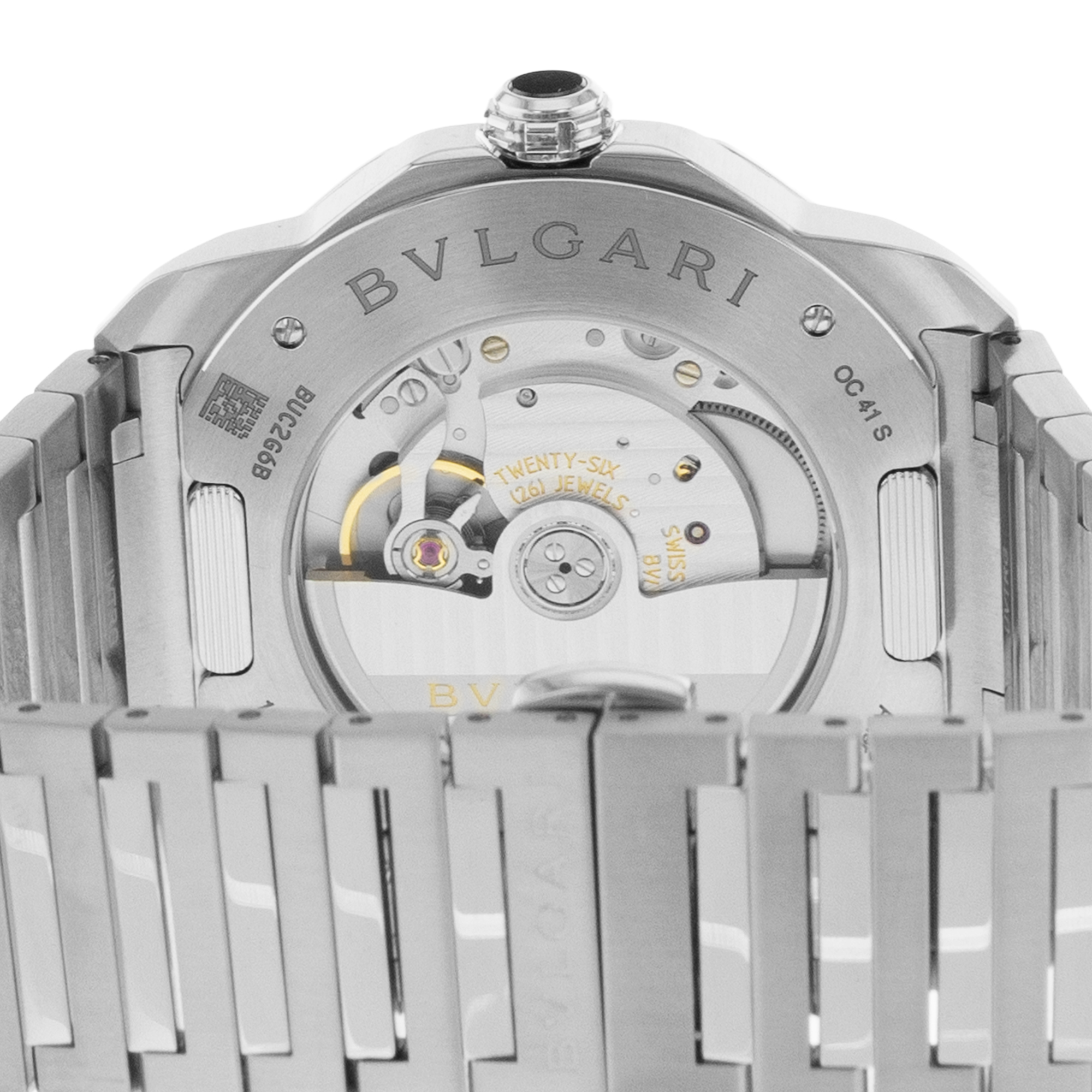Bvlgari Octo Roma 103739 41mm Roma Blue Steel Automatic Mens Watch 2025 thumbnail 10