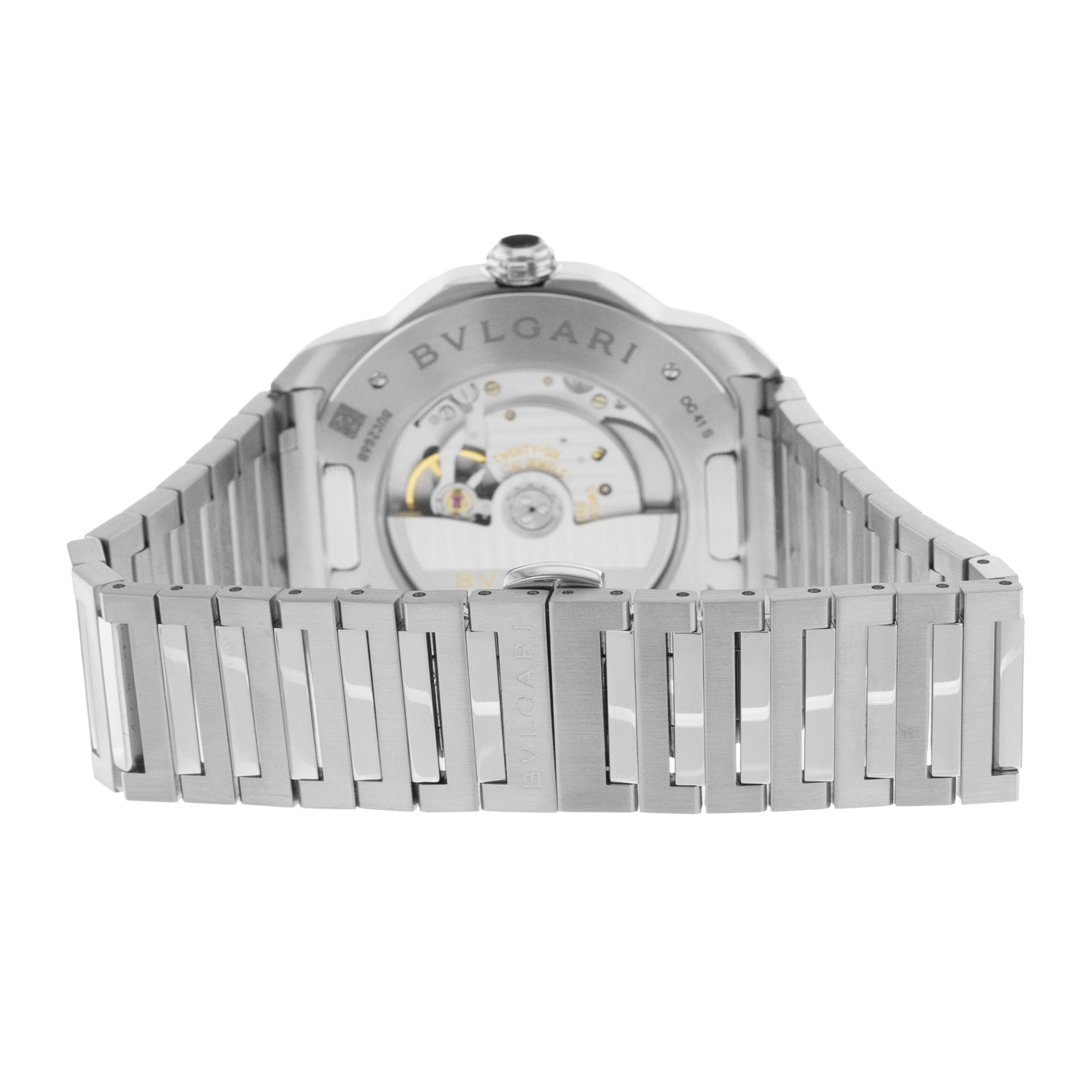 Bvlgari Octo Roma 103739 41mm Roma Blue Steel Automatic Mens Watch 2025 thumbnail 9