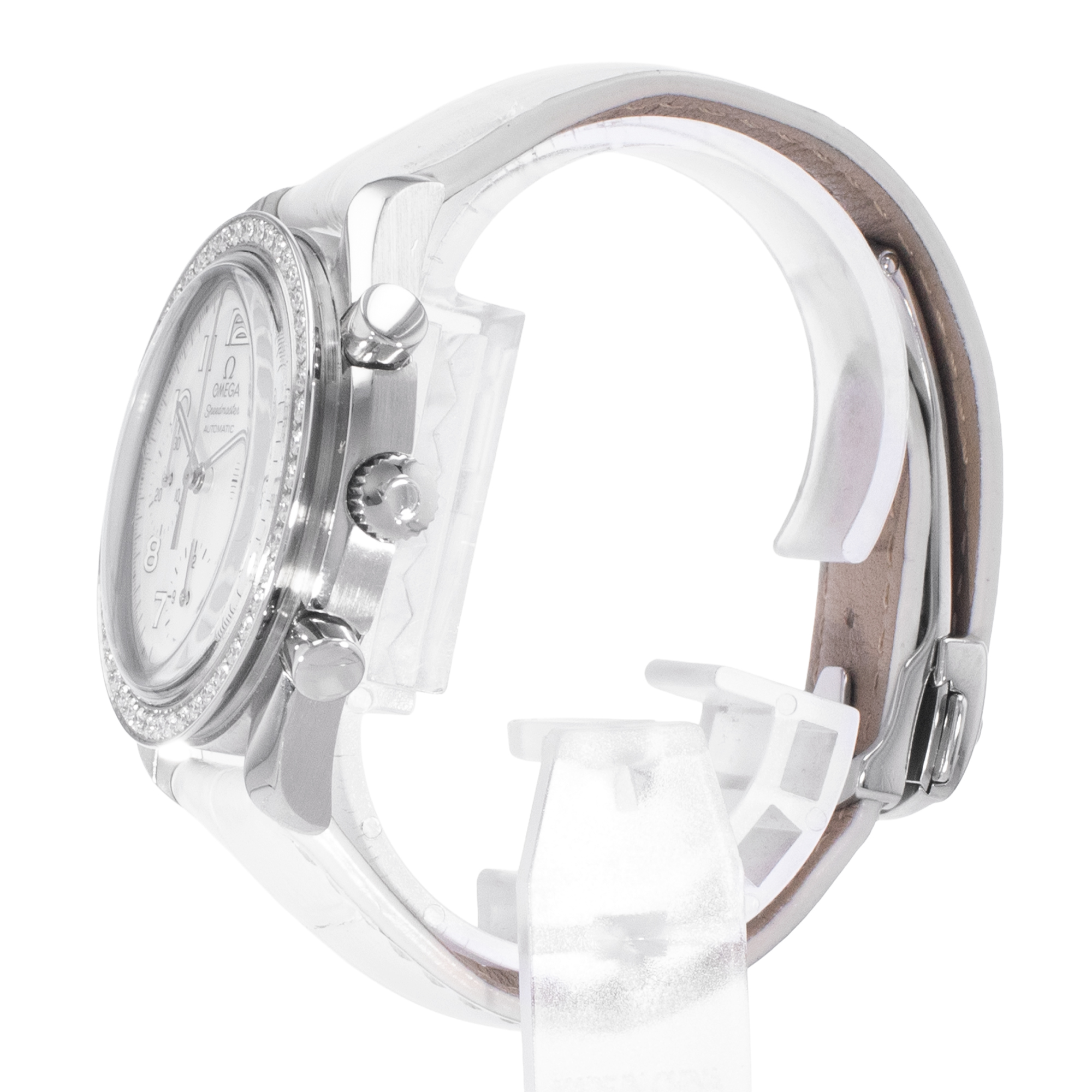 Omega Speedmaster 3815.70.36 39mm Mother of Pearl Chronograph Steel Ladies Watch thumbnail 5