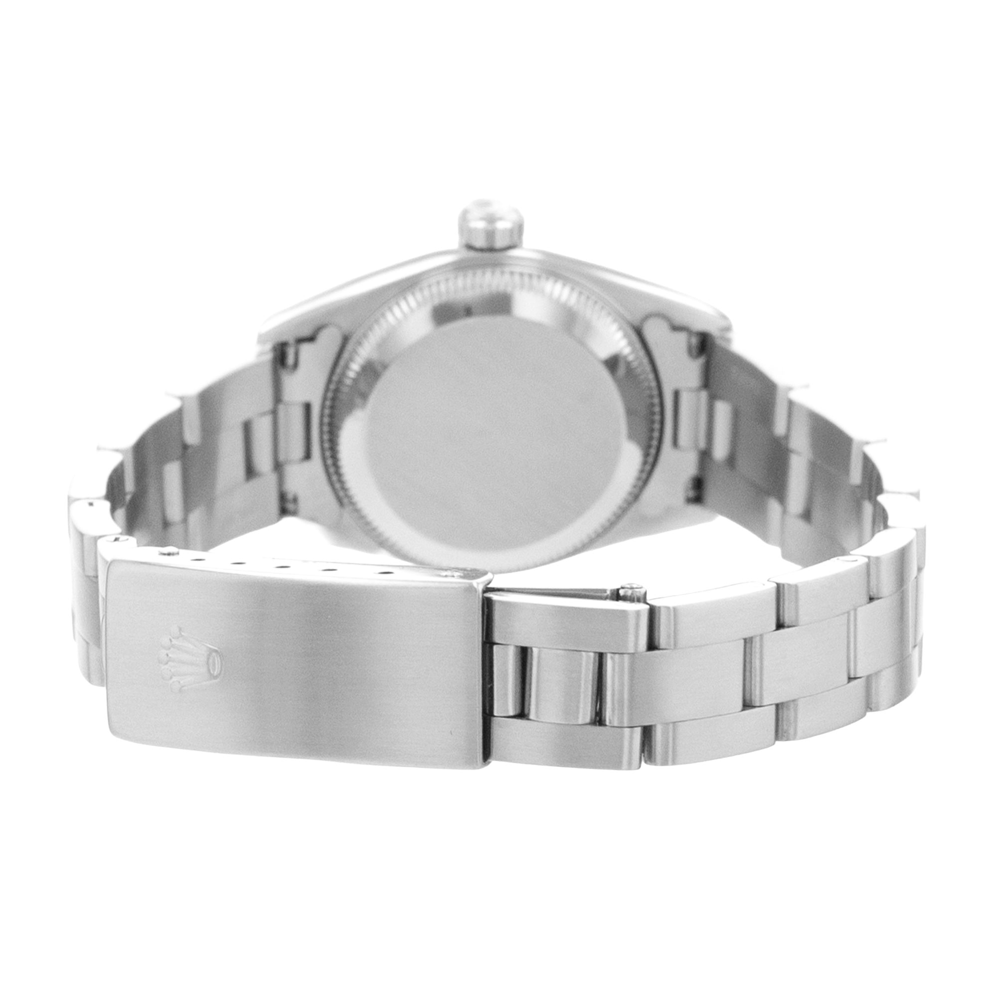 Rolex Oyster Perpetual 24 76080 Black Arabic Steel Oyster Ladies Watch 2000 thumbnail 10