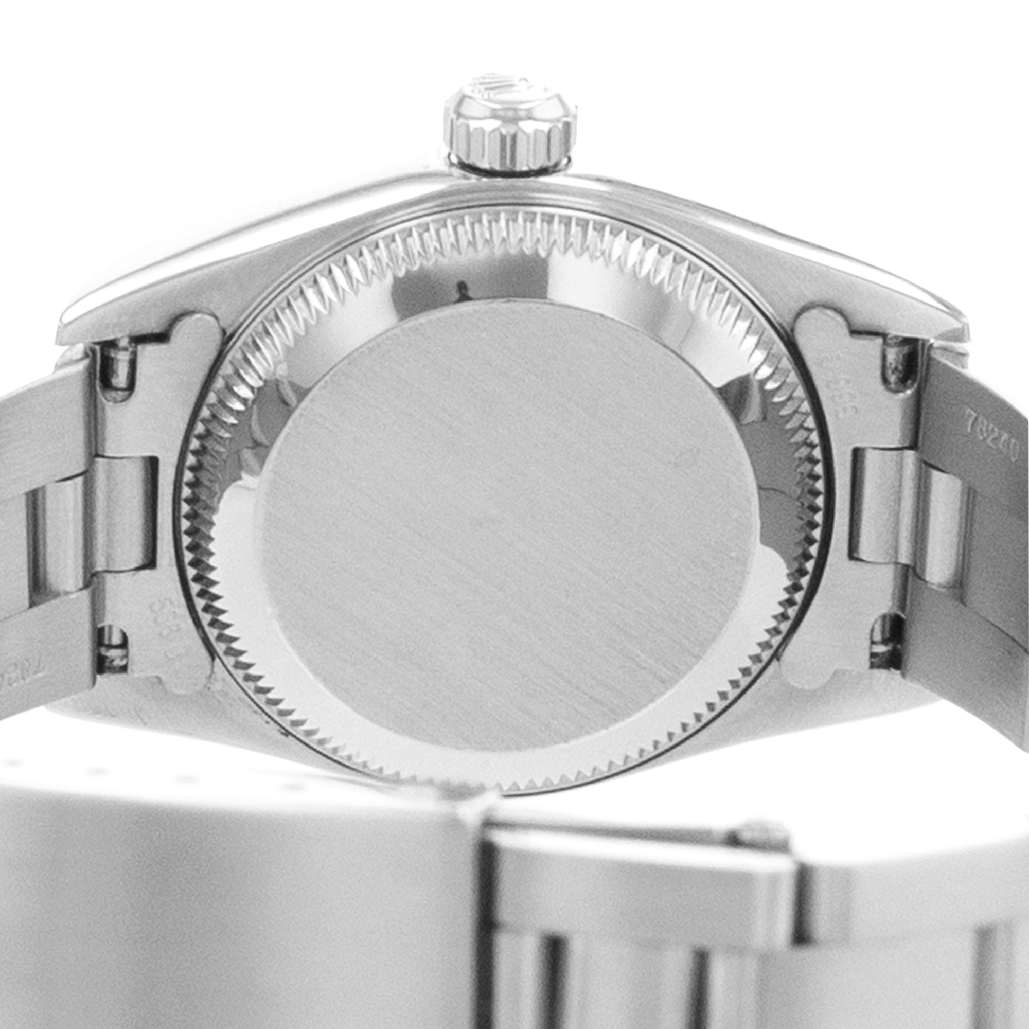 Rolex Oyster Perpetual 24 76080 Black Arabic Steel Oyster Ladies Watch 2000 thumbnail 11