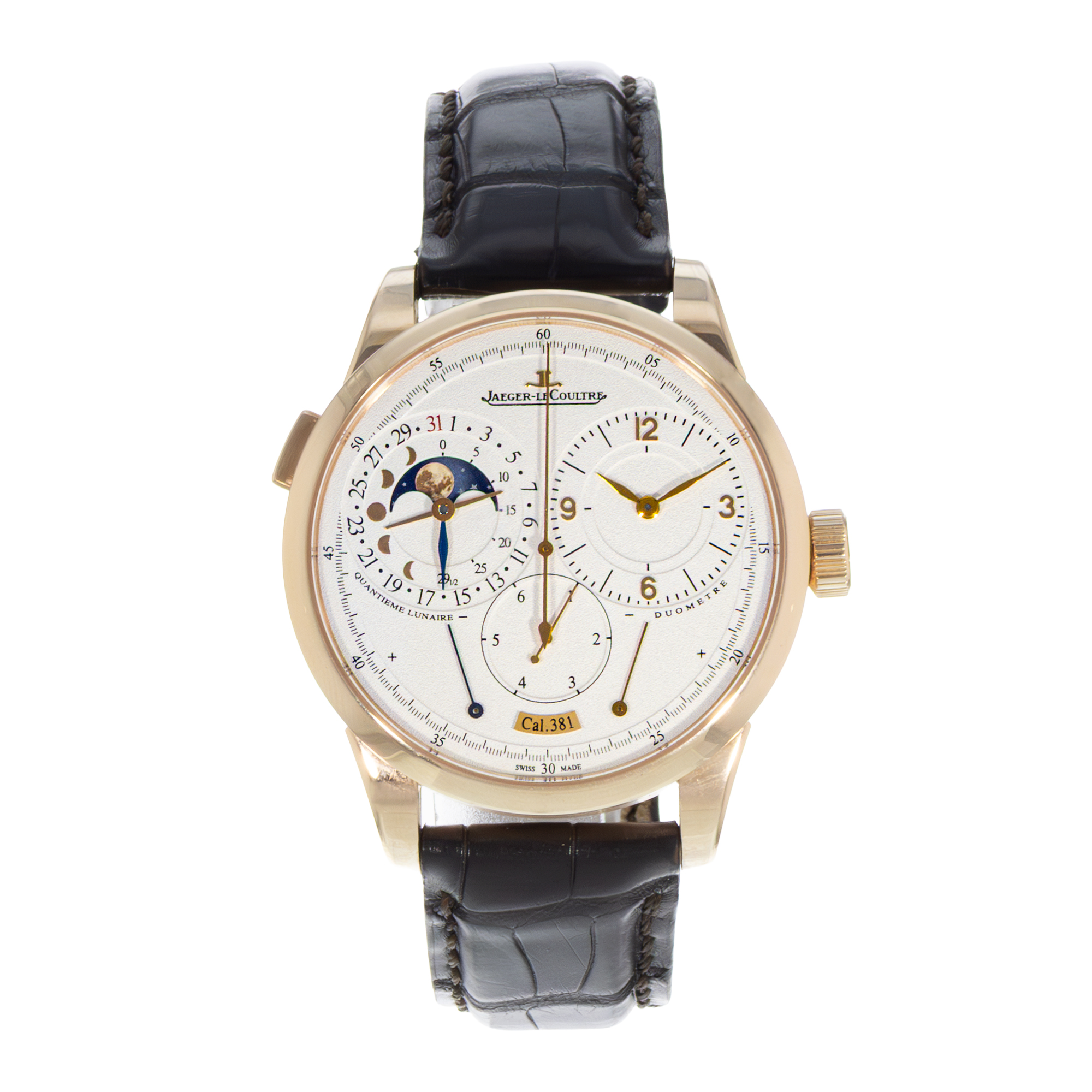 Jaeger-LeCoultre Duometre Q6042421 602.2.24.S Silver Arabic Rose Gold Mens Watch thumbnail 2