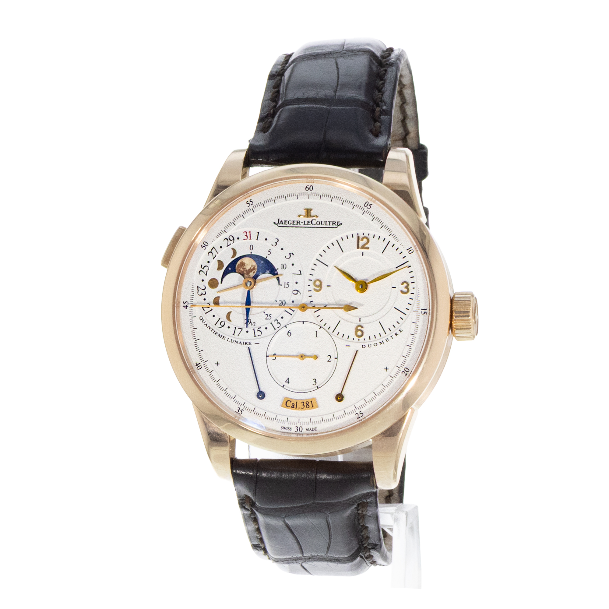 Jaeger-LeCoultre Duometre Q6042421 602.2.24.S Silver Arabic Rose Gold Mens Watch thumbnail 3