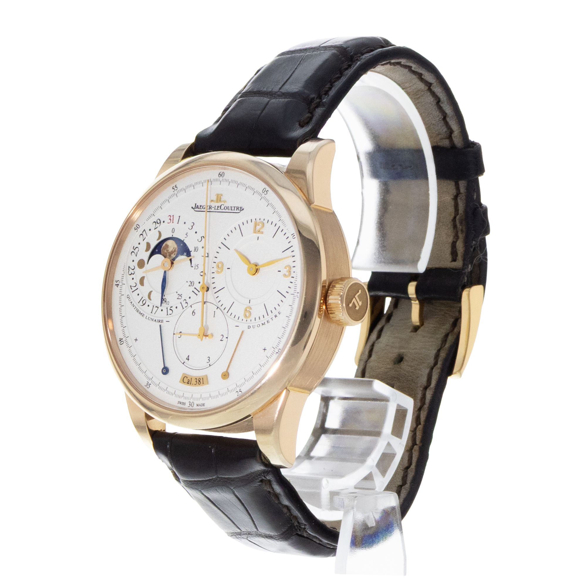 Jaeger-LeCoultre Duometre Q6042421 602.2.24.S Silver Arabic Rose Gold Mens Watch thumbnail 4