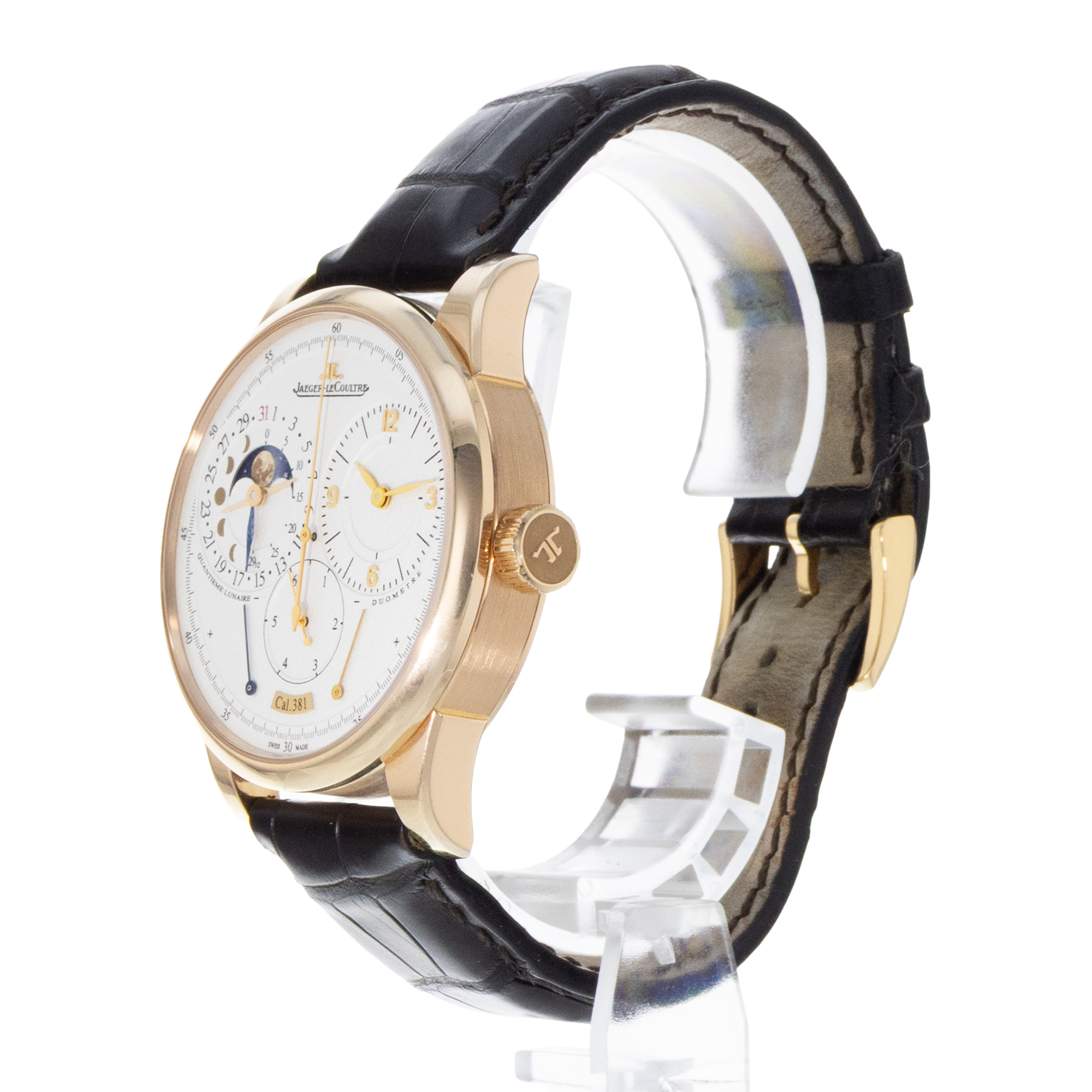 Jaeger-LeCoultre Duometre Q6042421 602.2.24.S Silver Arabic Rose Gold Mens Watch thumbnail 5