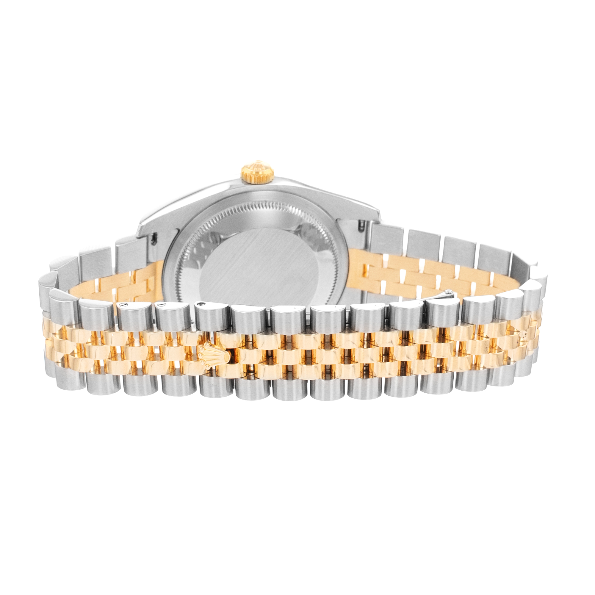 Rolex Datejust 36 116233 Roman Mother of Pearl Steel Yellow Gold Mens Watch 2004 thumbnail 10