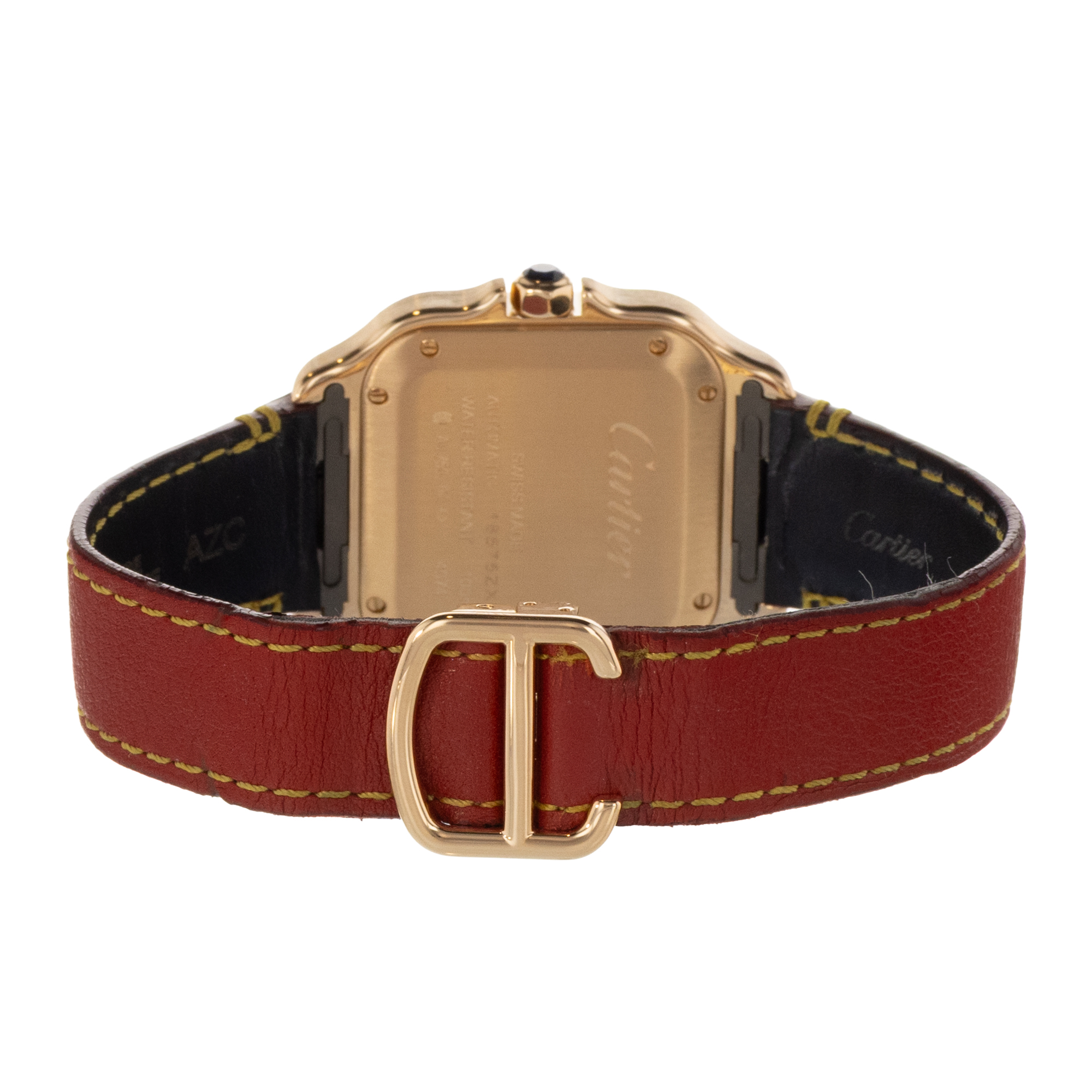 Cartier Santos WJSA0007 4074 35mm Factory Diamond Rose Gold Mens Watch 2020 thumbnail 10