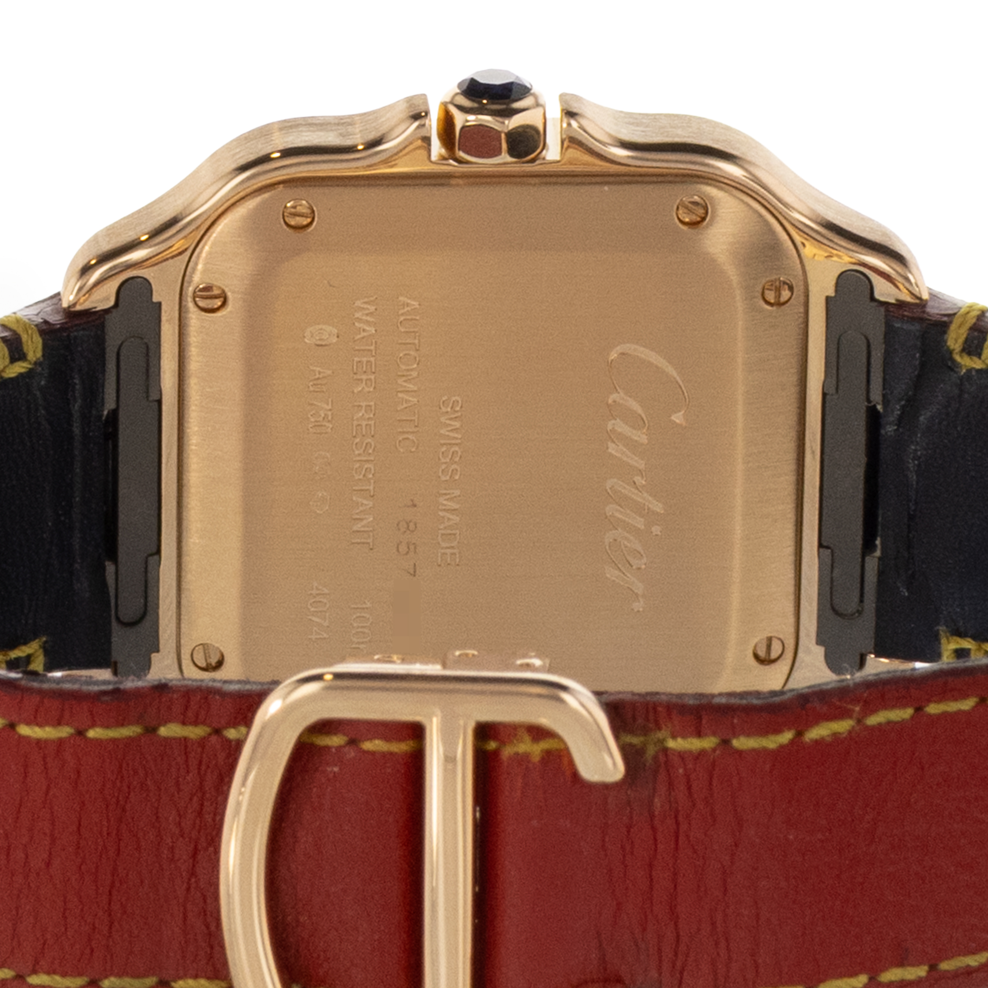 Cartier Santos WJSA0007 4074 35mm Factory Diamond Rose Gold Mens Watch 2020 thumbnail 11
