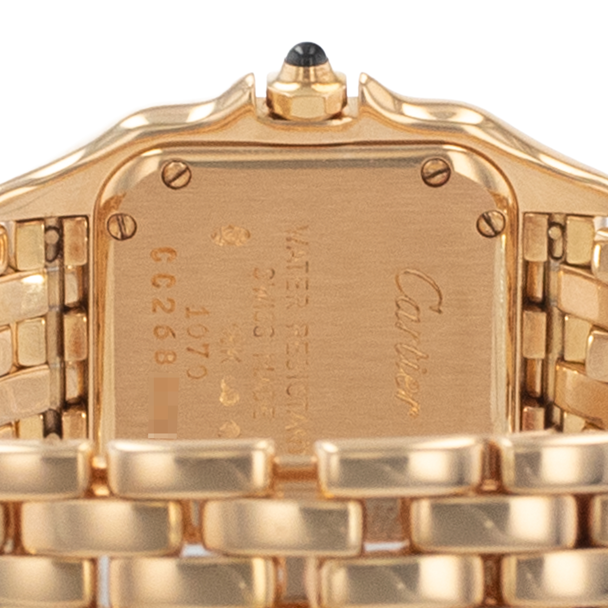 Cartier Panther W25022B9 1070 22mm Factory Diamond Yellow Gold Ladies Watch thumbnail 10