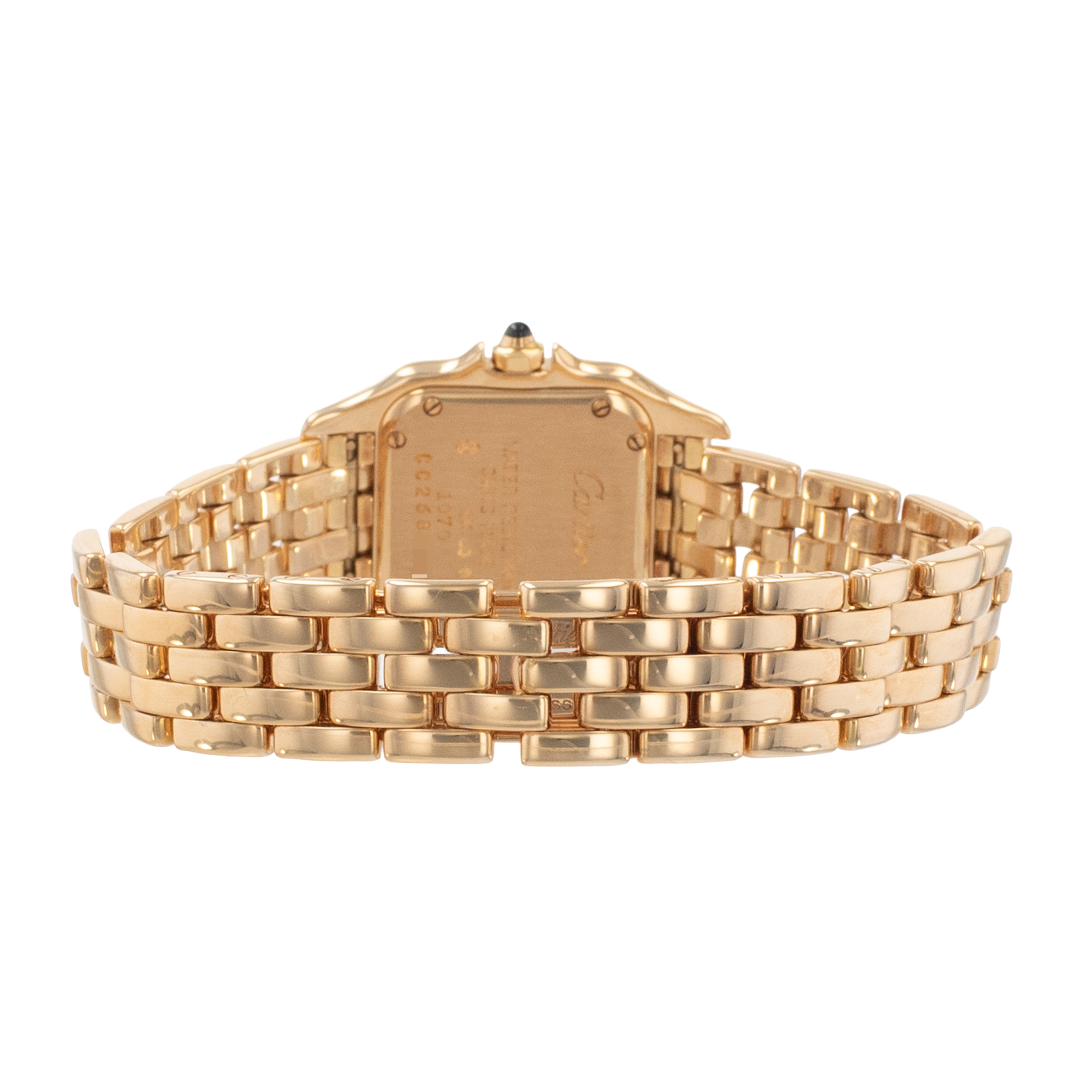 Cartier Panther W25022B9 1070 22mm Factory Diamond Yellow Gold Ladies Watch thumbnail 9