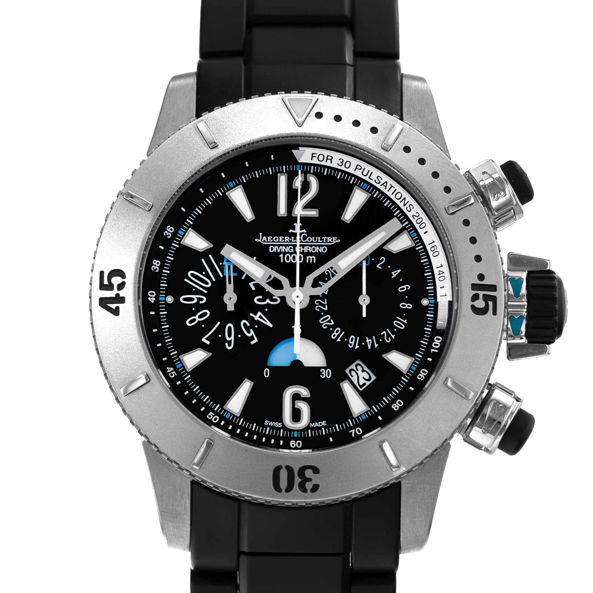 Jaeger-LeCoultre Master Compressor Diving Chronograph Q186T770 Titanium Mens thumbnail 1