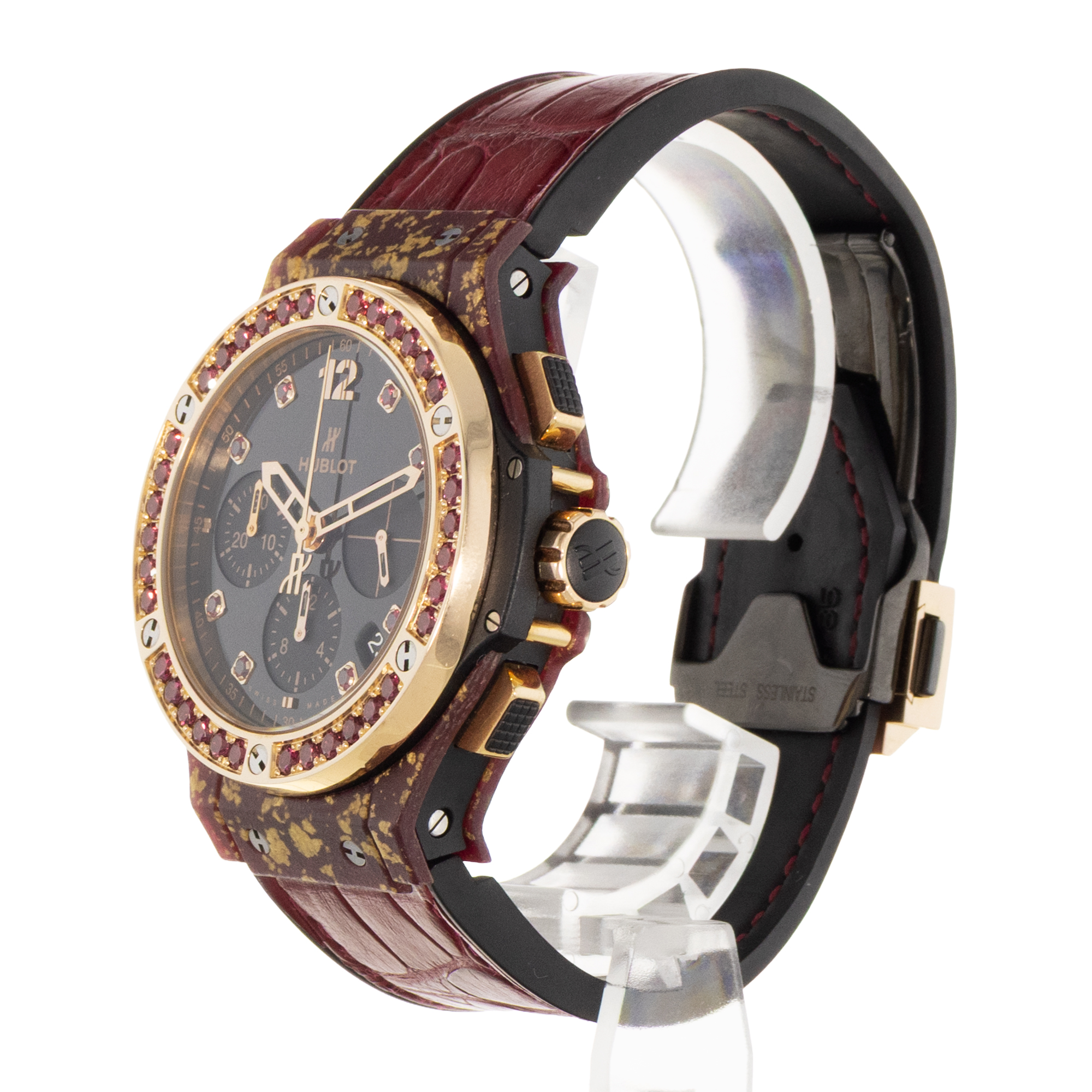 Hublot Big Bang 341.XG.1280.LR.1213 Gemstone Rose Gold Ladies Watch thumbnail 4