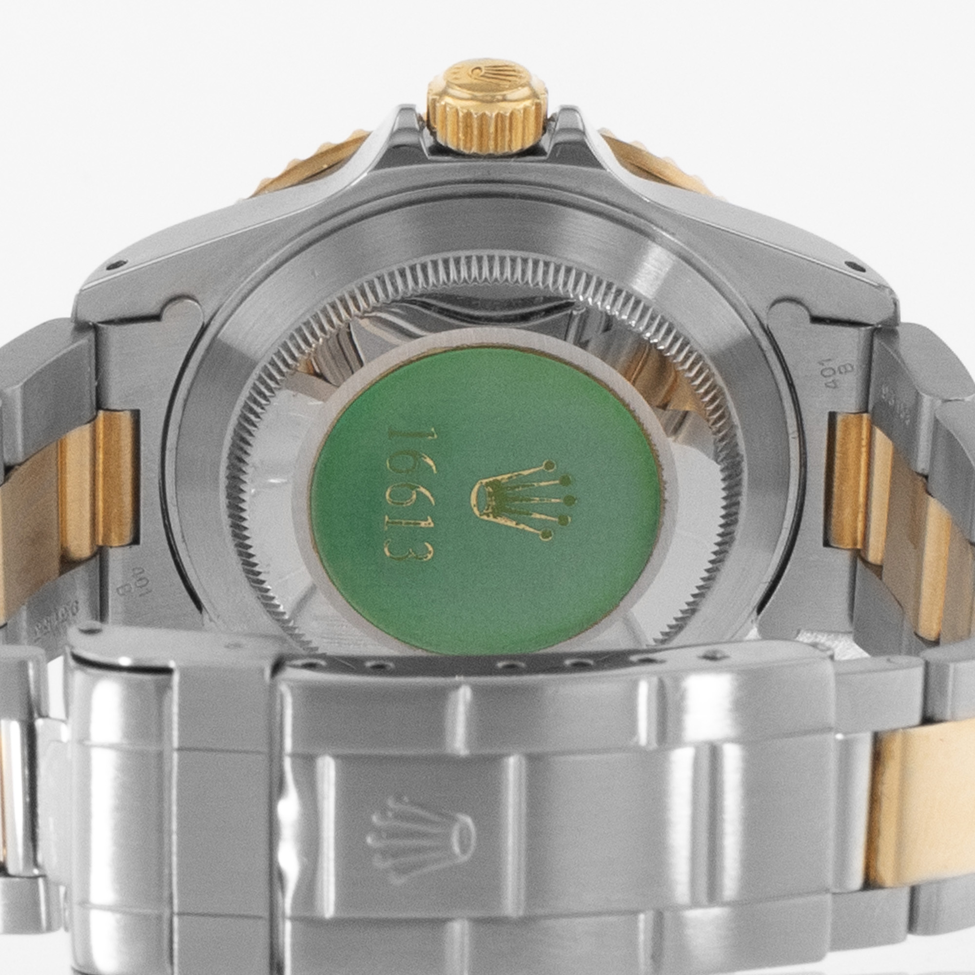 Rolex Submariner Date 16613 40mm Blue Steel Yellow Gold Oyster Mens Watch 1998 thumbnail 11