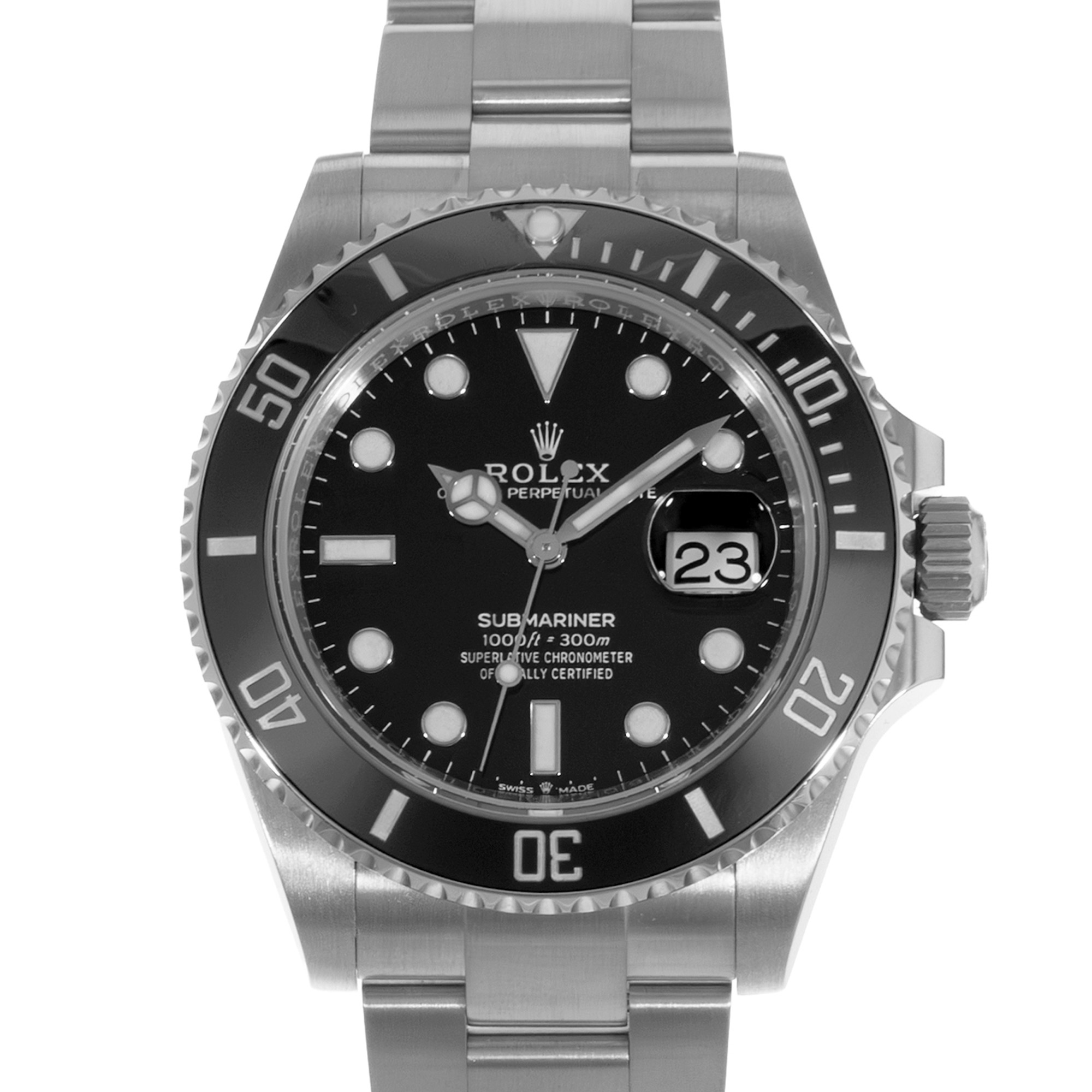 Rolex Submariner Date 126610 41mm Black Steel Ceramic Oyster Mens Watch 2020 thumbnail 1