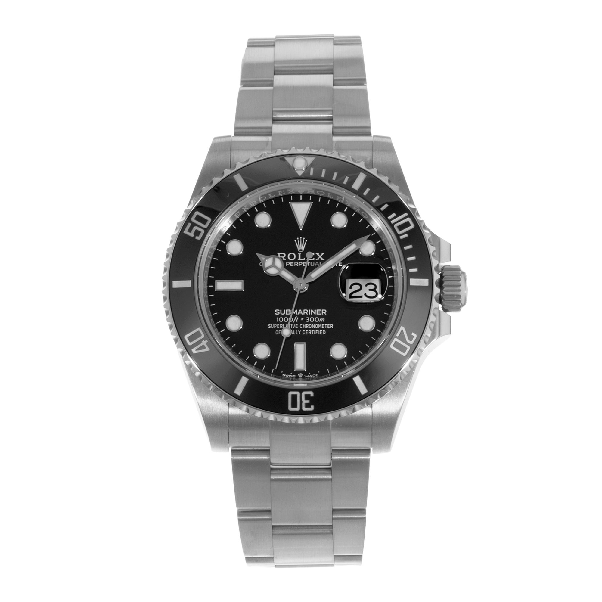 Rolex Submariner Date 126610 41mm Black Steel Ceramic Oyster Mens Watch 2020 thumbnail 2