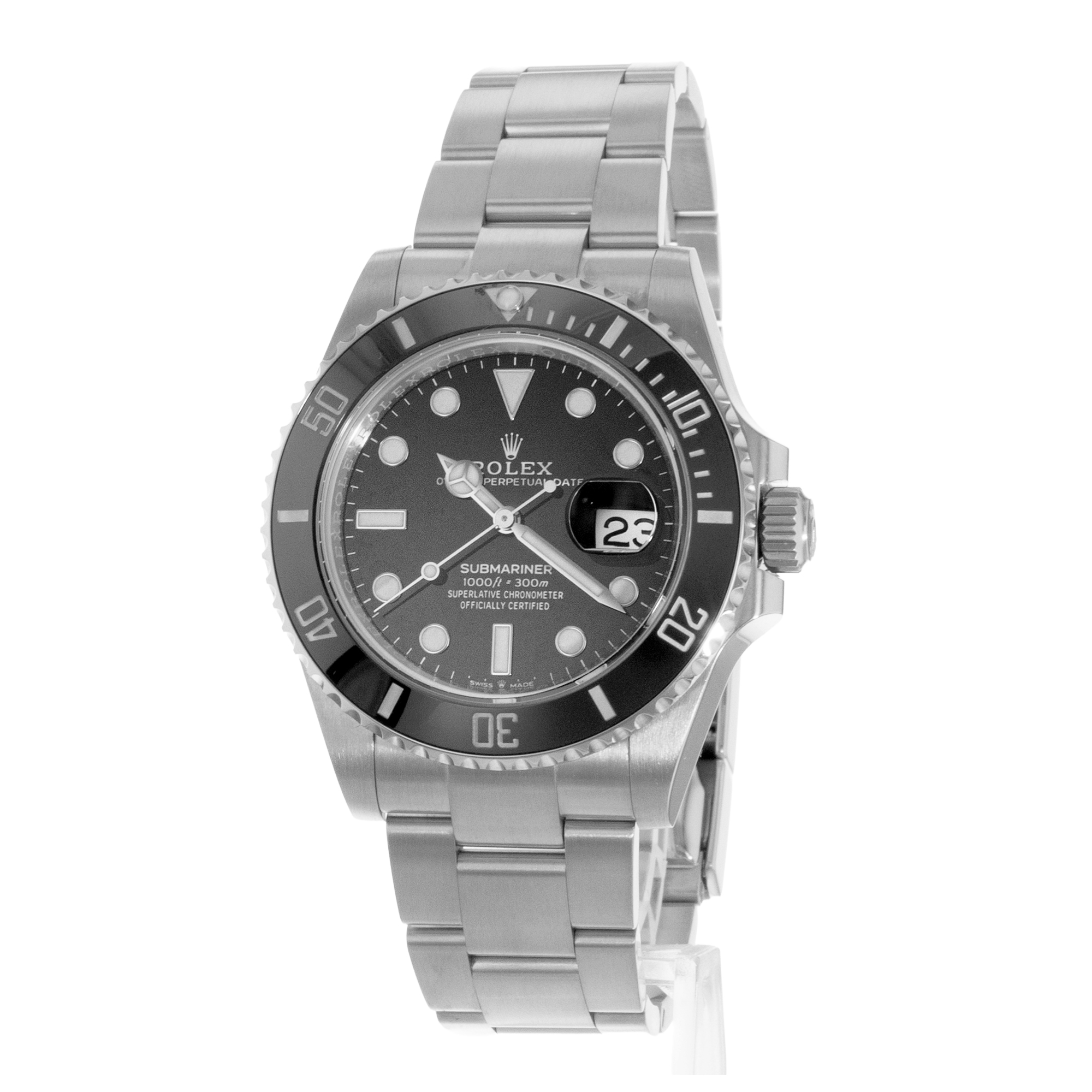 Rolex Submariner Date 126610 41mm Black Steel Ceramic Oyster Mens Watch 2020 thumbnail 3