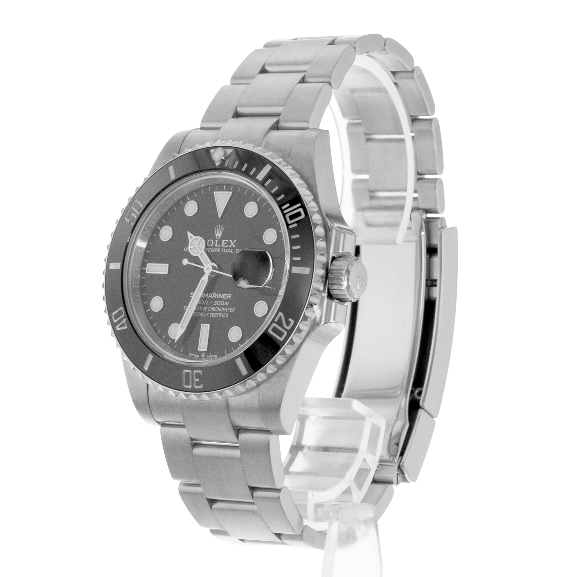 Rolex Submariner Date 126610 41mm Black Steel Ceramic Oyster Mens Watch 2020 thumbnail 4