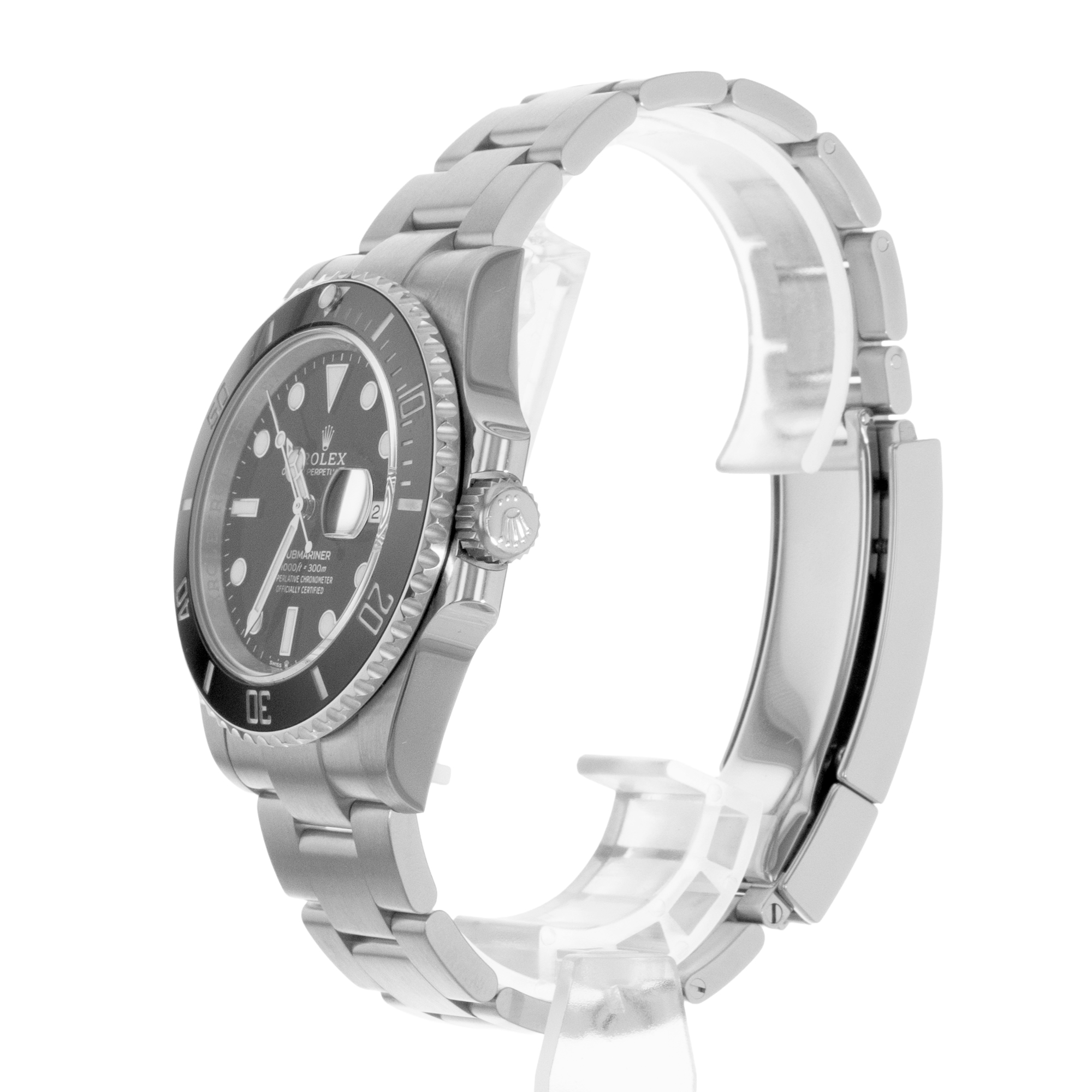 Rolex Submariner Date 126610 41mm Black Steel Ceramic Oyster Mens Watch 2020 thumbnail 5
