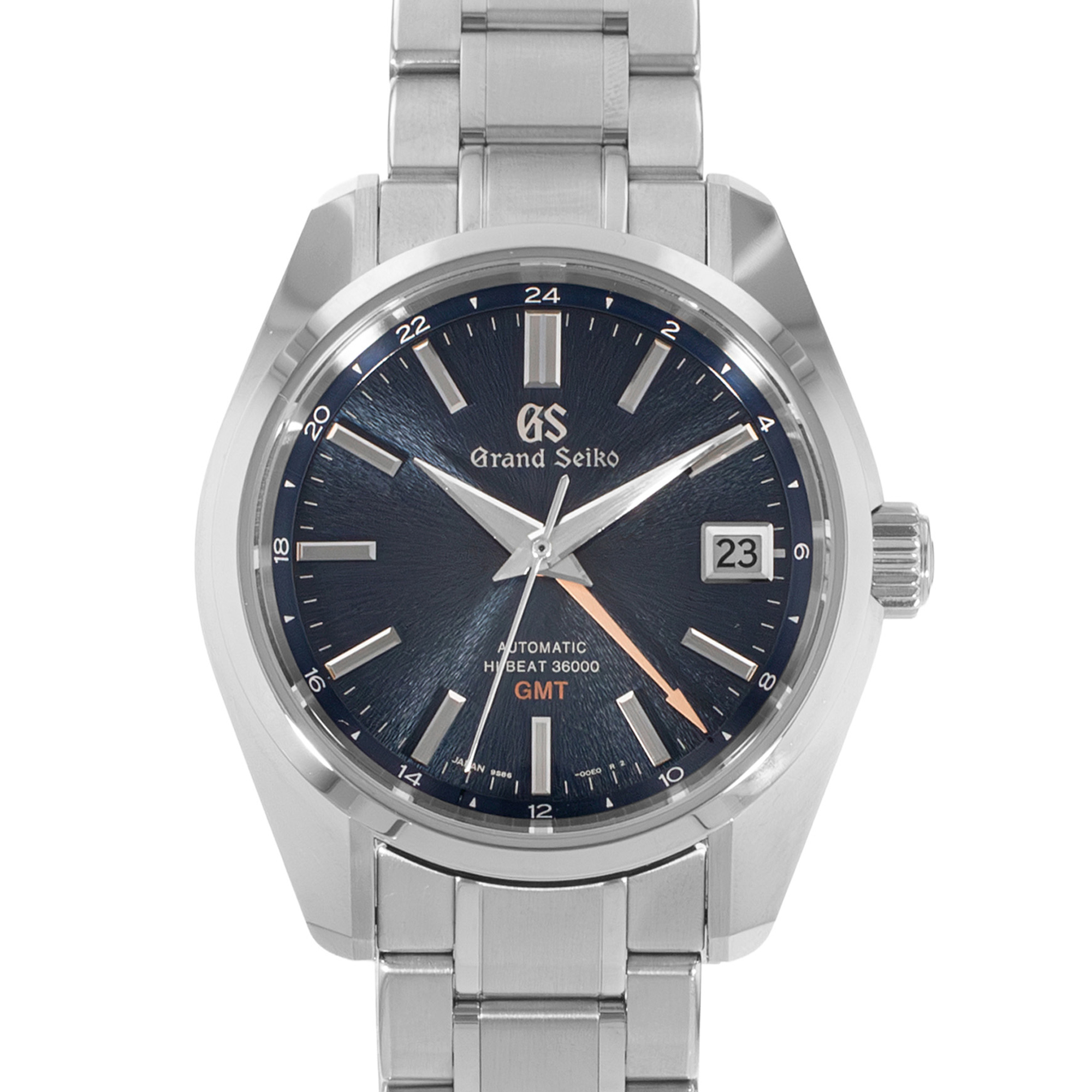 Grand Seiko Heritage Collection SBGJ235G 40mm Blue Steel Index Mens Watch 2020 thumbnail 1