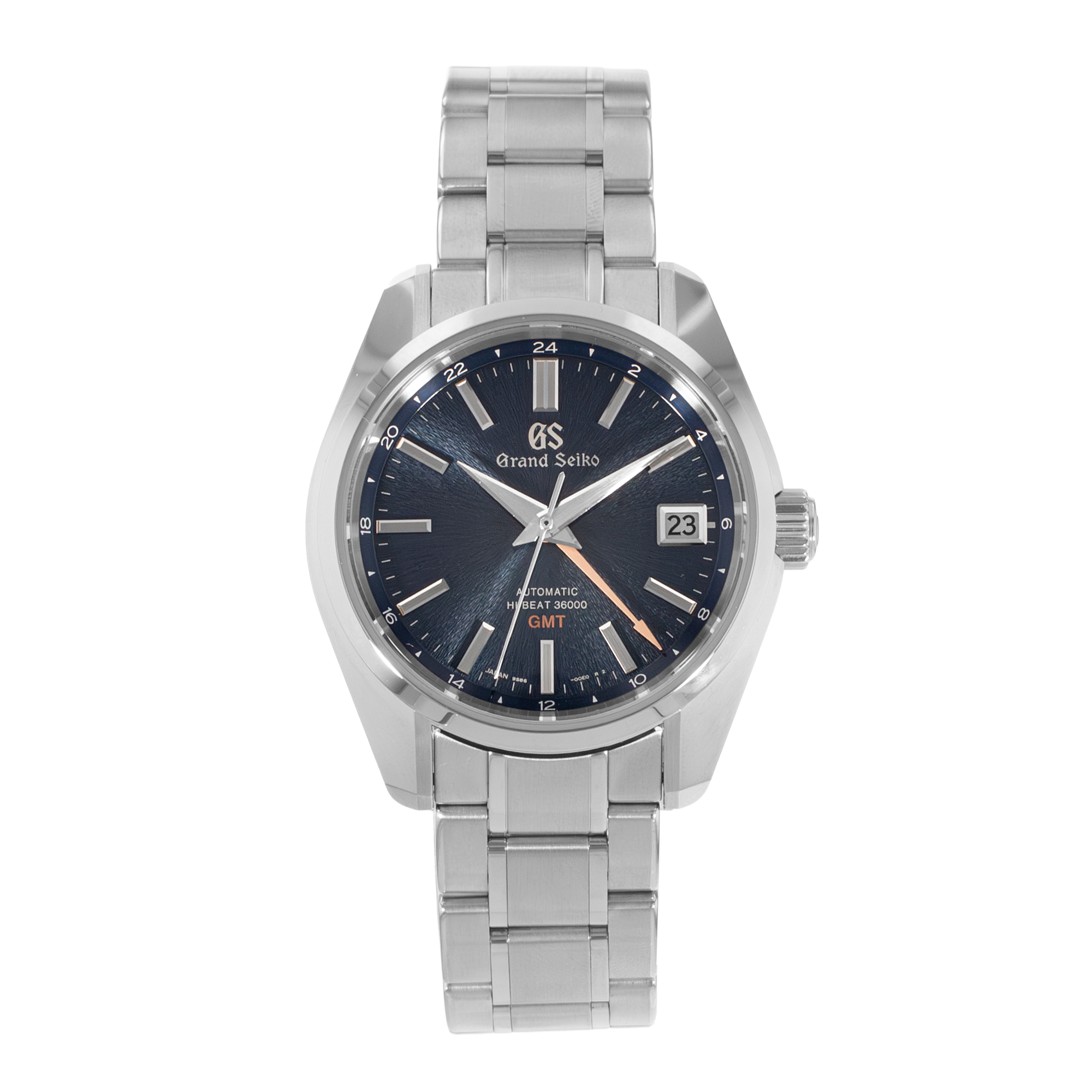 Grand Seiko Heritage Collection SBGJ235G 40mm Blue Steel Index Mens Watch 2020 thumbnail 2