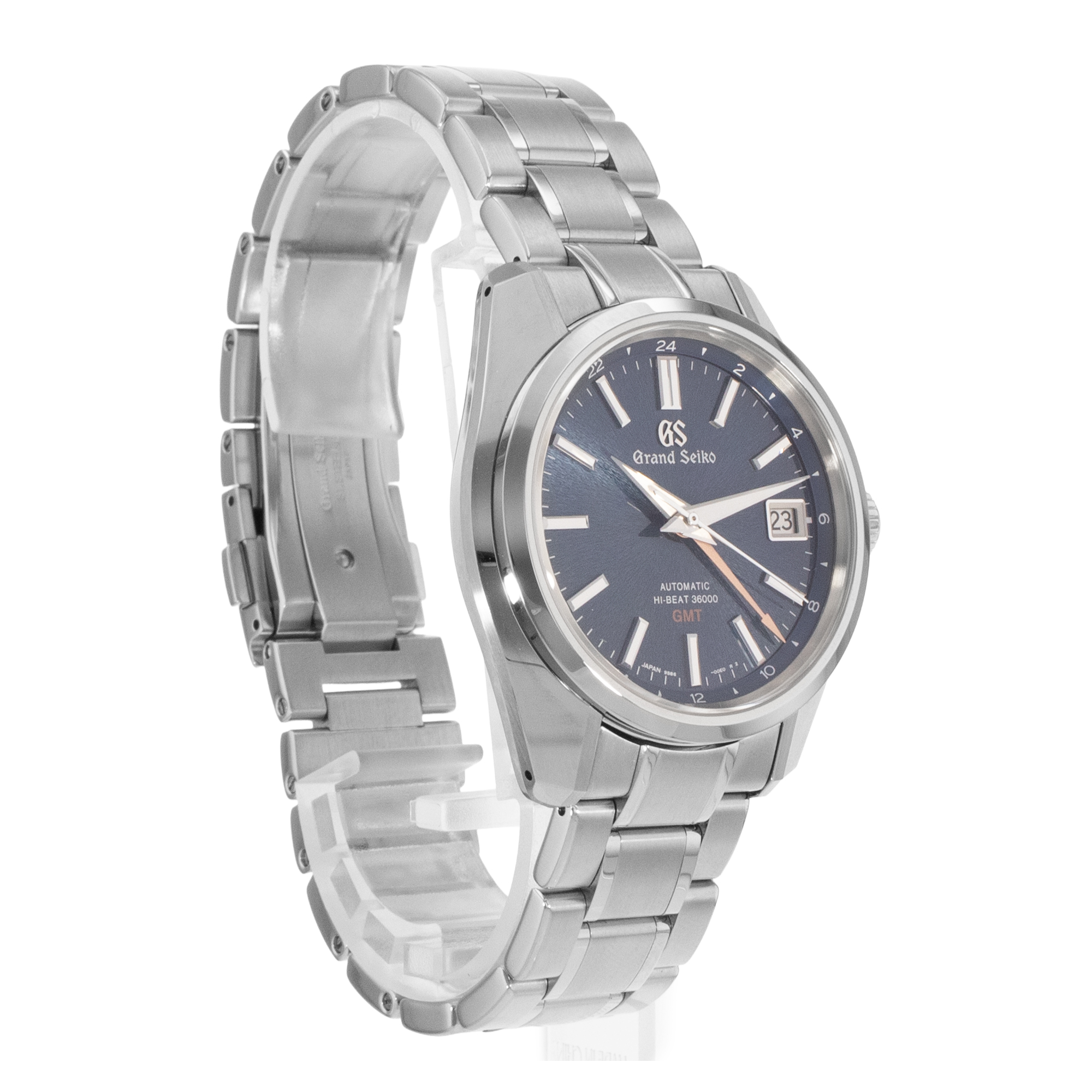 Grand Seiko Heritage Collection SBGJ235G 40mm Blue Steel Index Mens Watch 2020 thumbnail 8