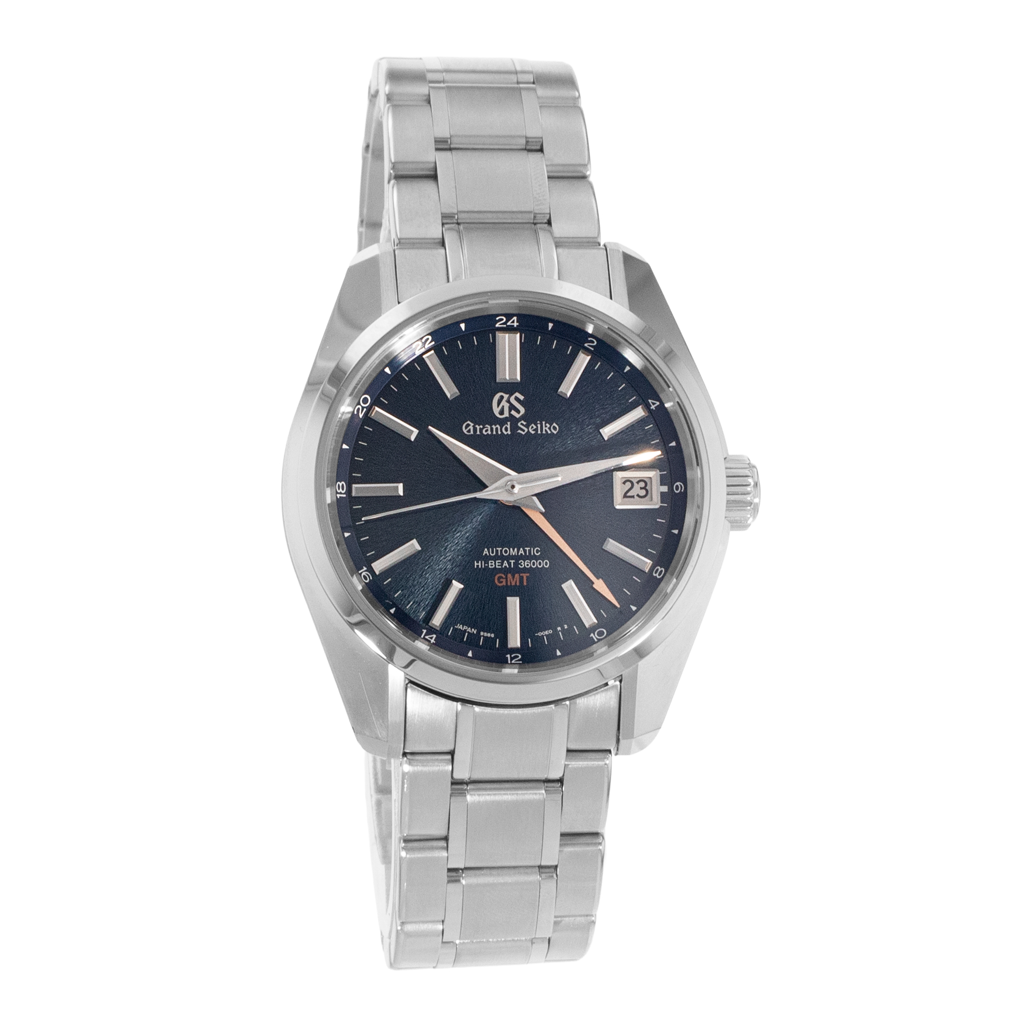 Grand Seiko Heritage Collection SBGJ235G 40mm Blue Steel Index Mens Watch 2020 thumbnail 9