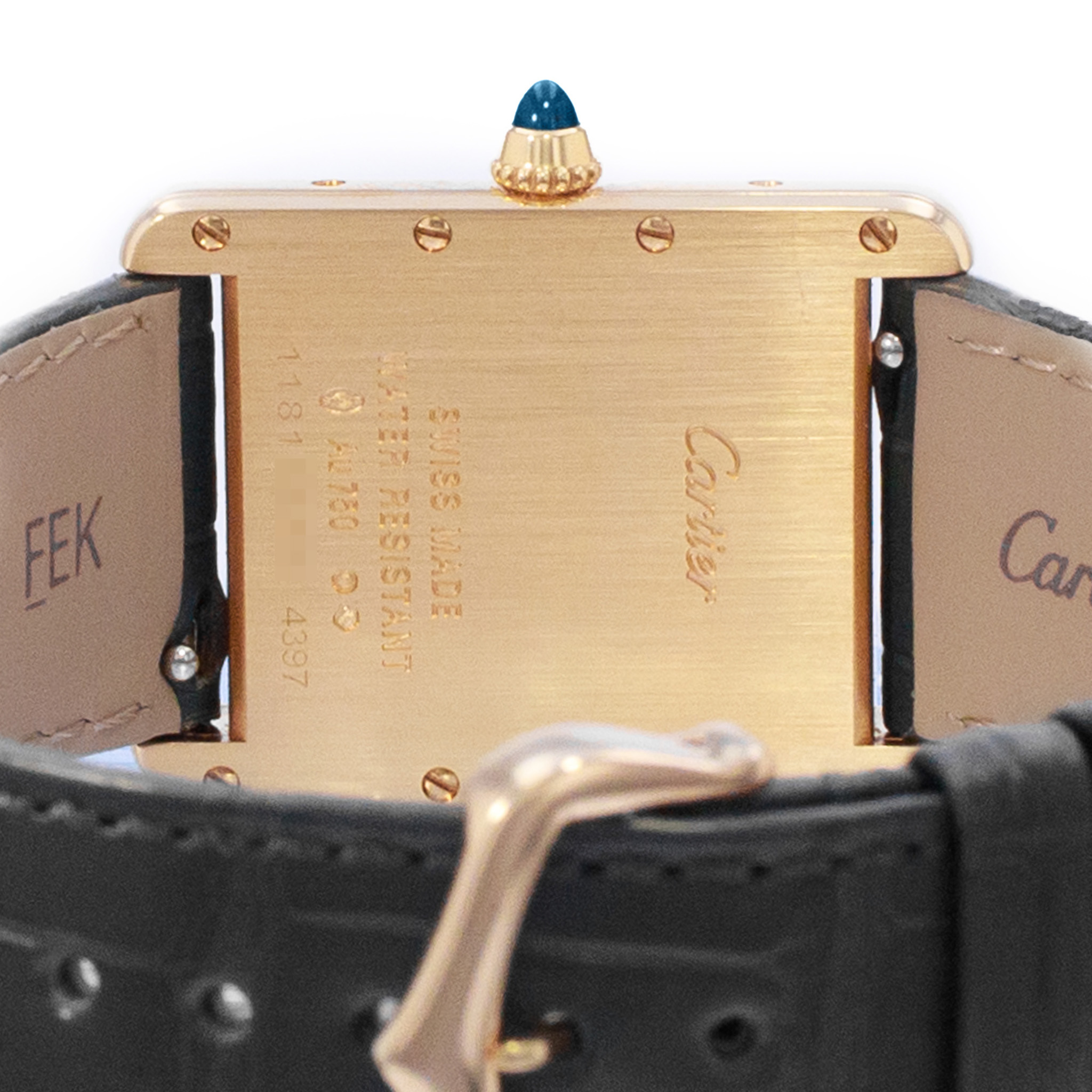 Cartier Tank Louis WGTA0067 4397 Large 18k Solid Yellow Gold Quartz Mens Watch thumbnail 11