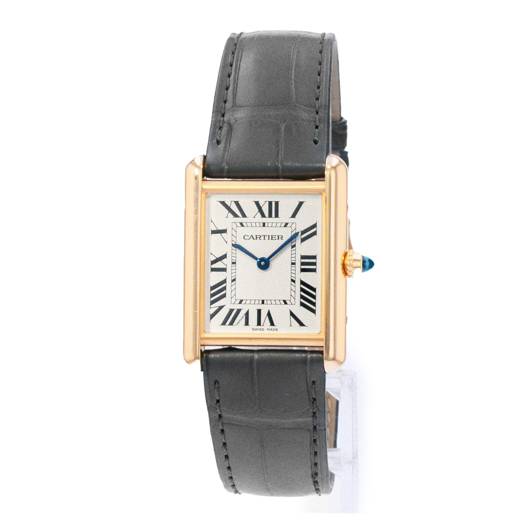 Cartier Tank Louis WGTA0067 4397 Large 18k Solid Yellow Gold Quartz Mens Watch thumbnail 4