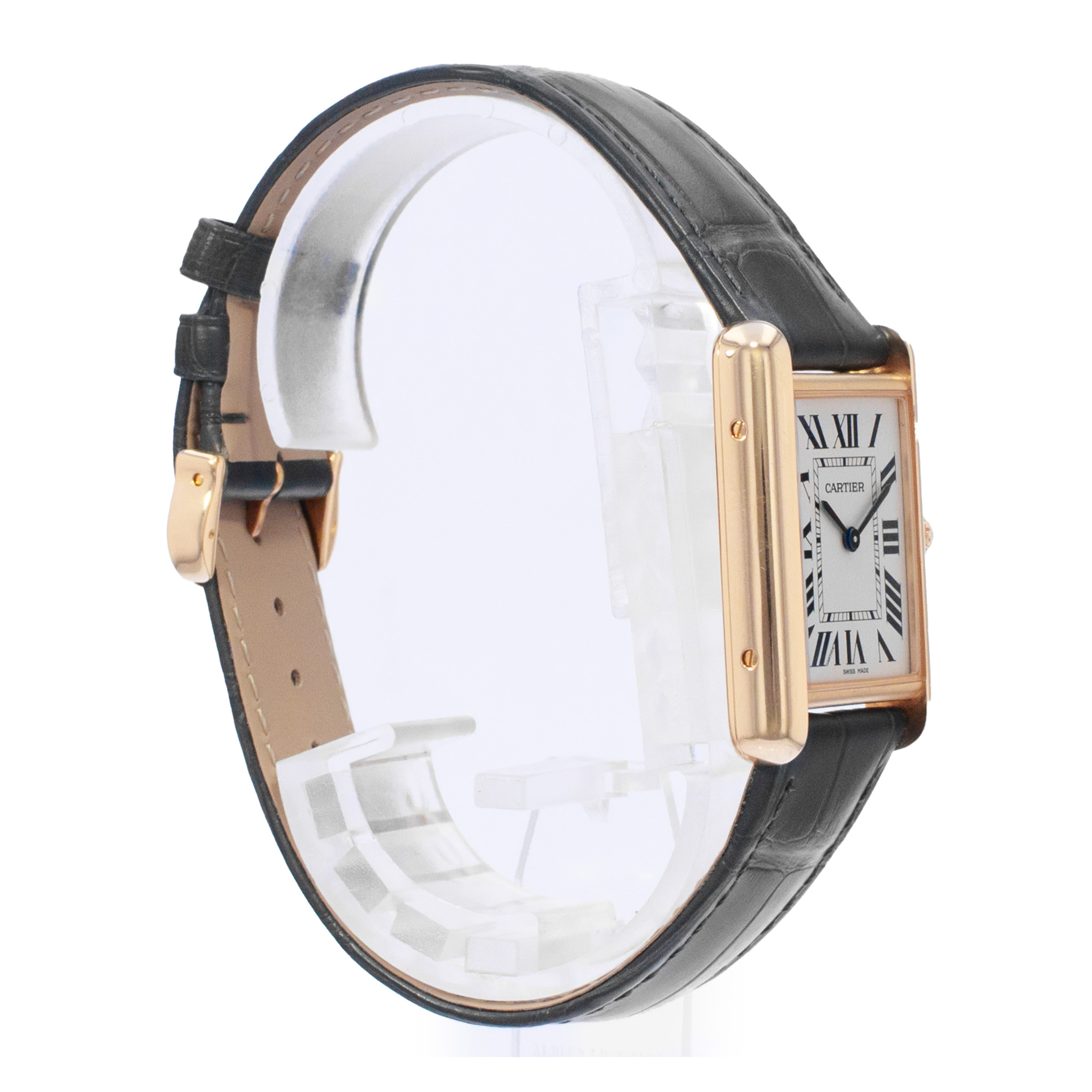 Cartier Tank Louis WGTA0067 4397 Large 18k Solid Yellow Gold Quartz Mens Watch thumbnail 7