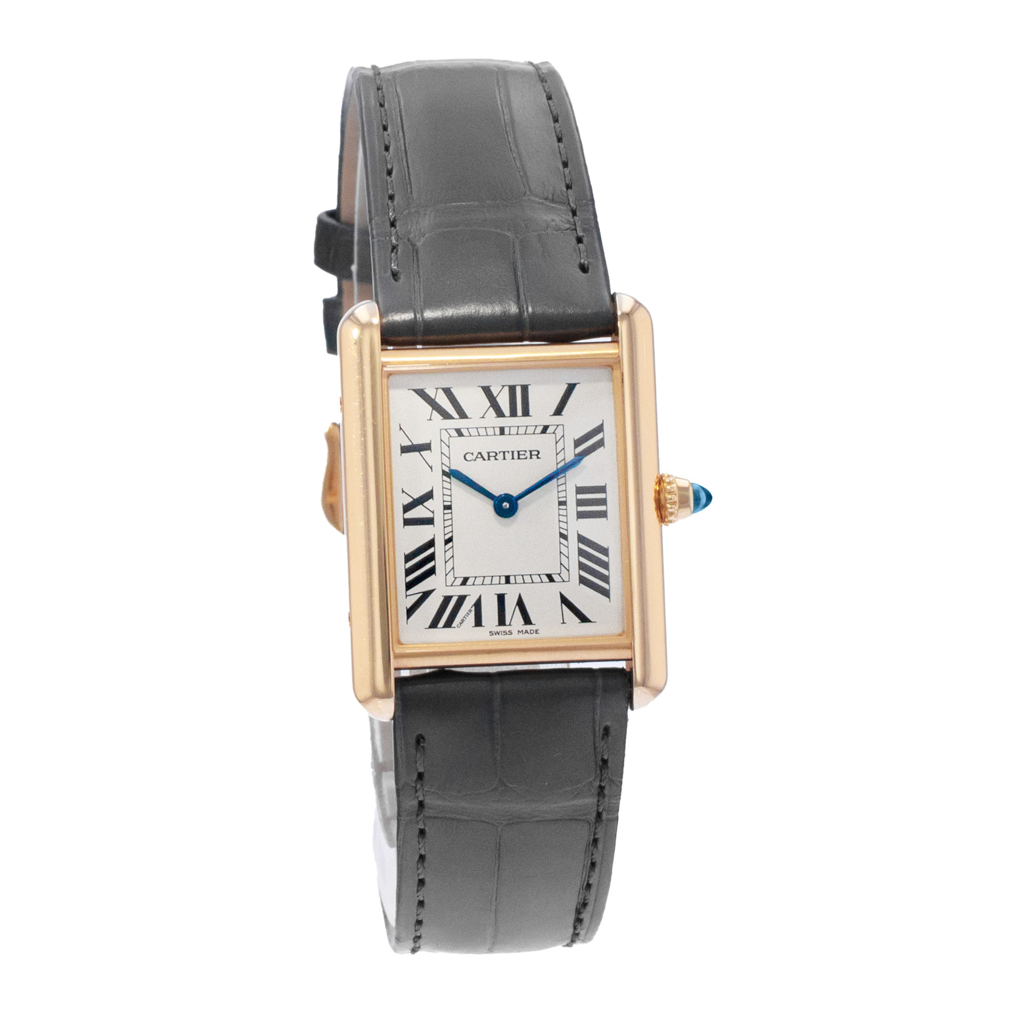 Cartier Tank Louis WGTA0067 4397 Large 18k Solid Yellow Gold Quartz Mens Watch thumbnail 9