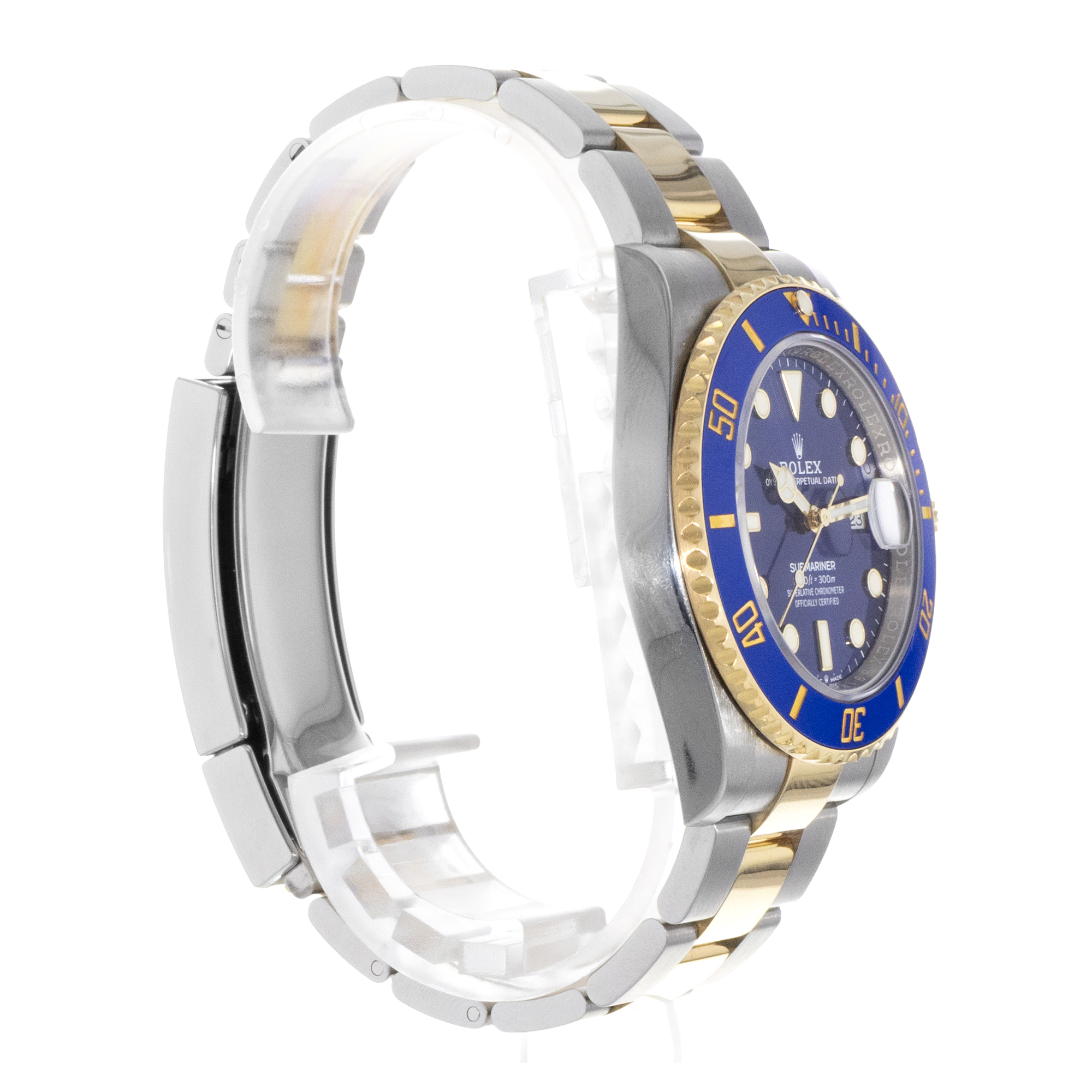 Rolex Submariner Date 126613LB 41mm Blue Index Steel Gold Oyster Mens Watch 2020 thumbnail 7