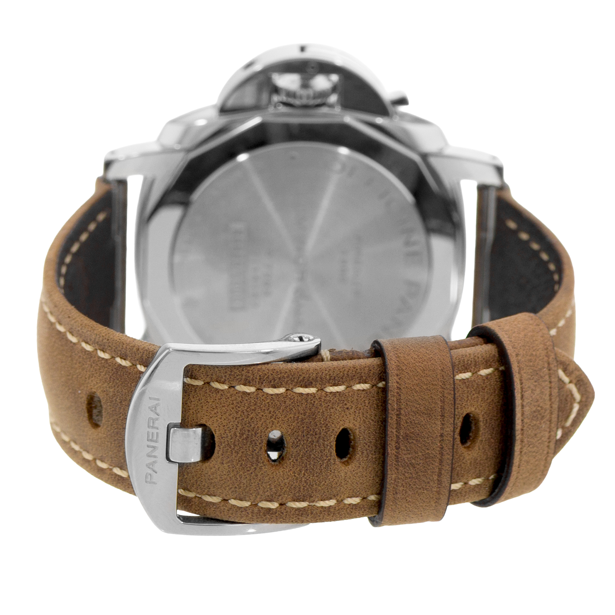 Panerai Luminor Due PAM 00904 42mm Grey Steel Date Automatic Mens Watch thumbnail 7
