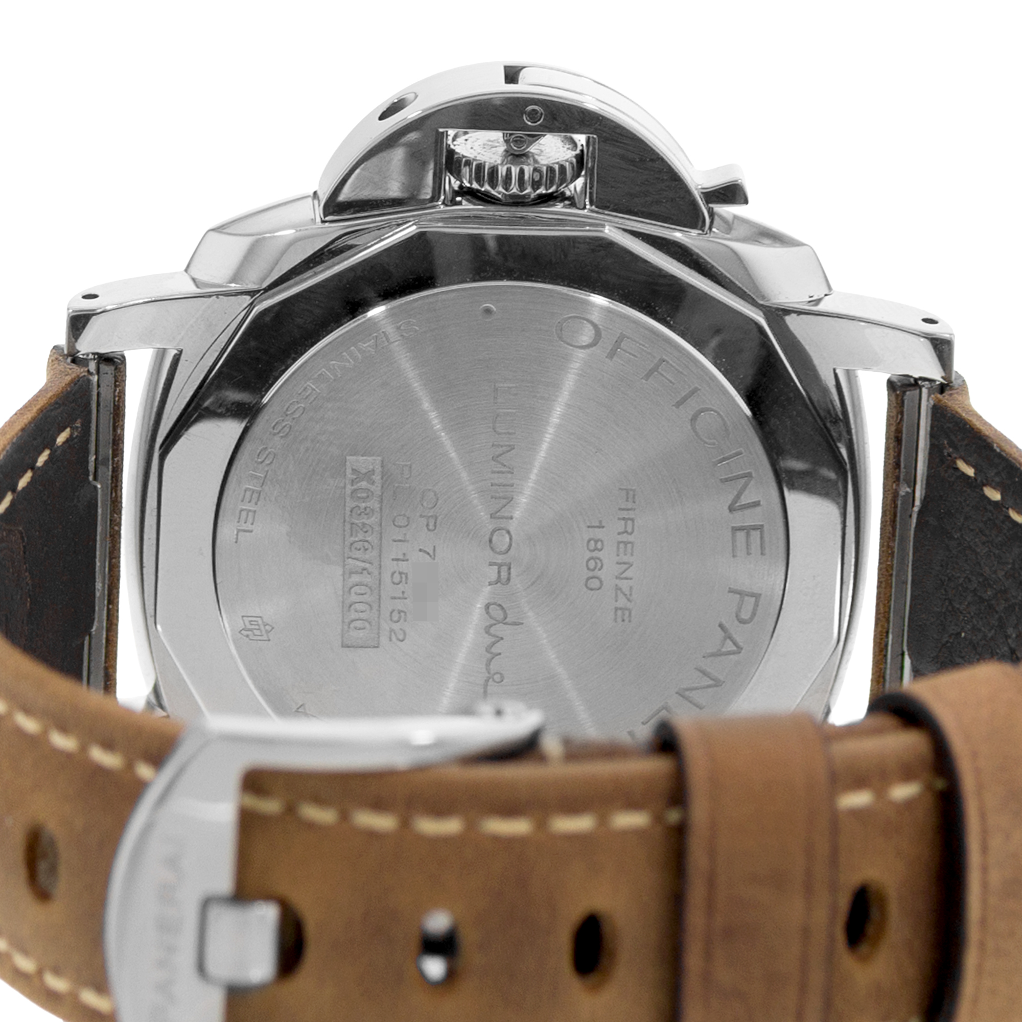 Panerai Luminor Due PAM 00904 42mm Grey Steel Date Automatic Mens Watch thumbnail 8