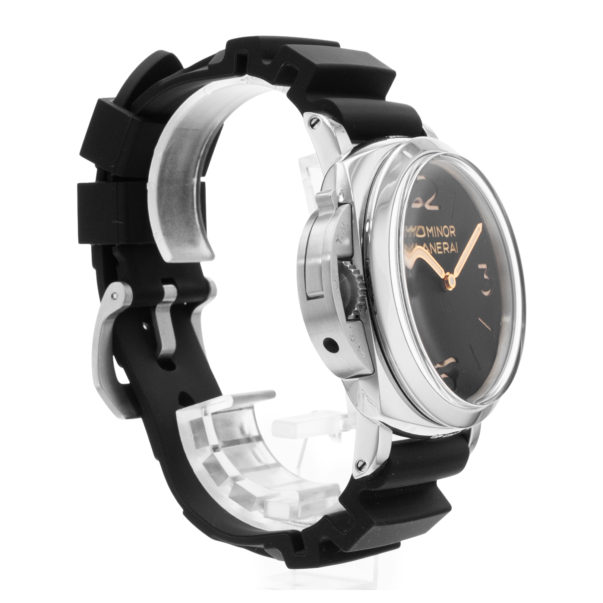 Panerai Luminor 1950 PAM 00557 47mm Black Steel Left Handed Mens Watch 2016 thumbnail 5