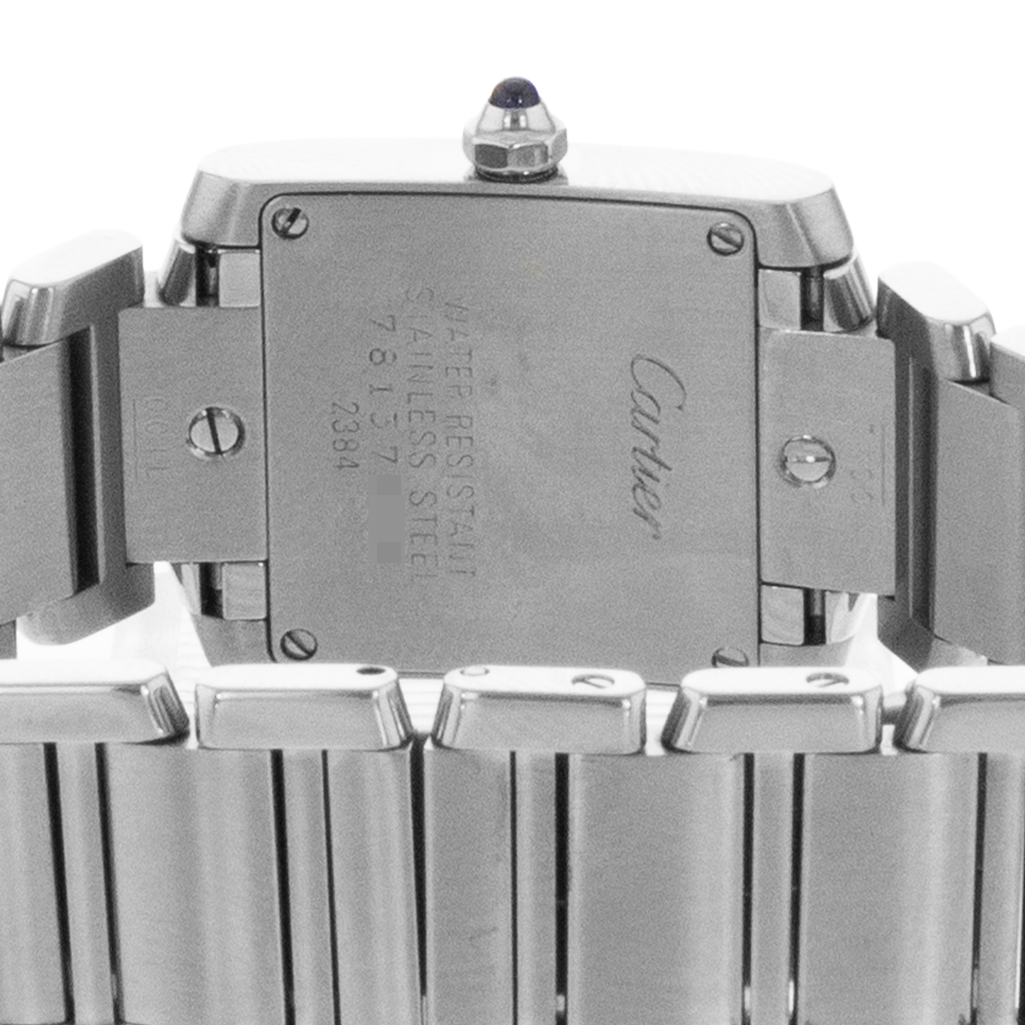Cartier Tank Francaise W51008Q3 2384 20mm Steel Silver Arabic Ladies Watch 2004 thumbnail 11