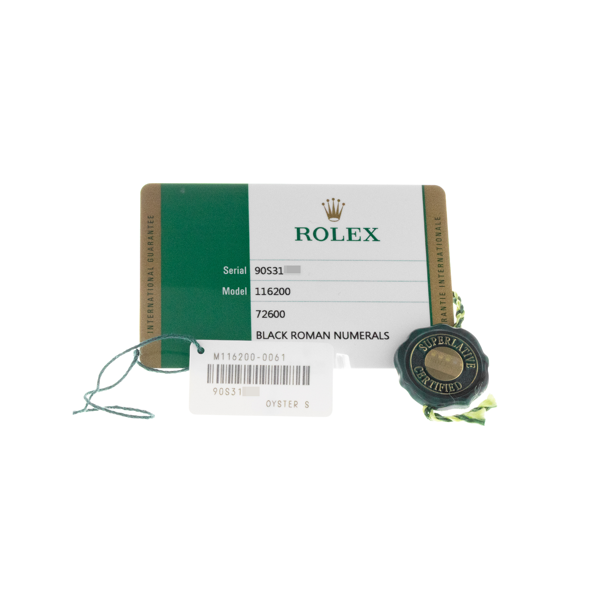 Rolex Datejust 36 116200 Black Roman Steel Oyster Automatic Mens Watch 2018 thumbnail 13