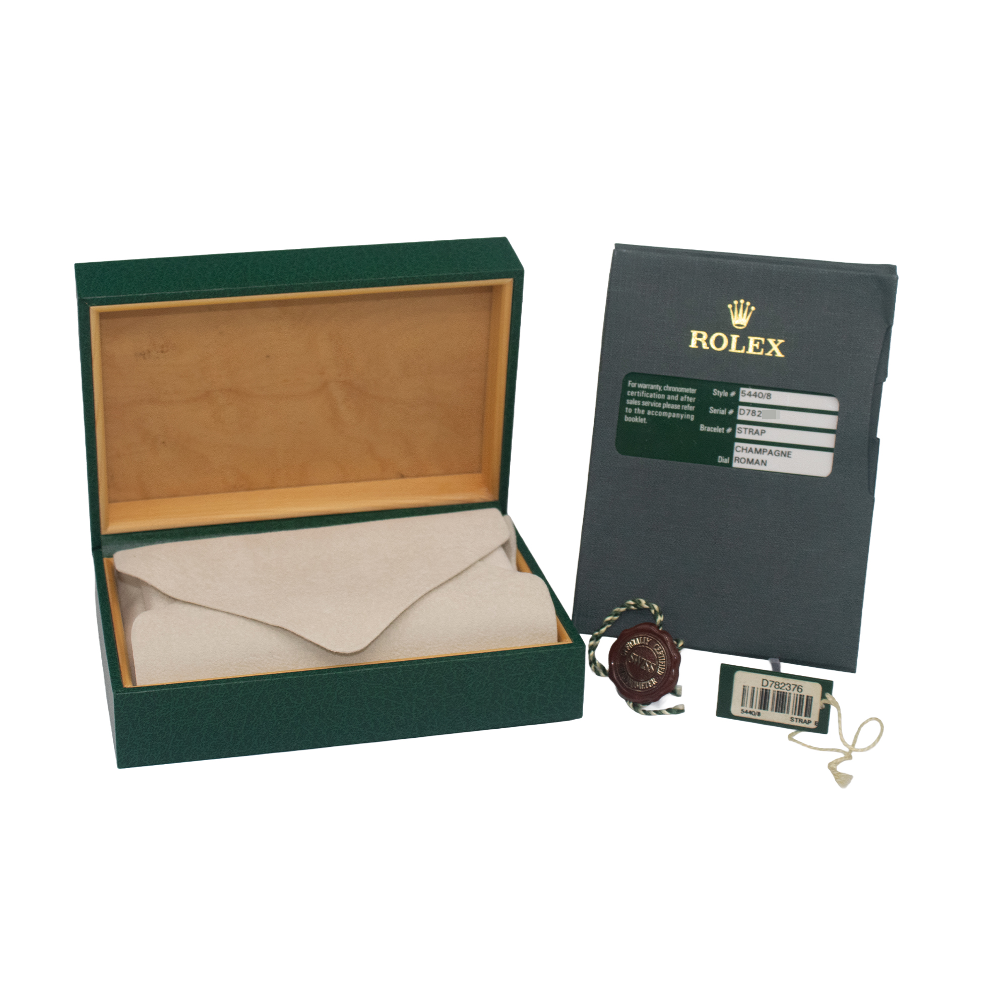 Rolex Cellini Prince 5440 28mm Yellow Gold Leather Manual Winding Mens Watch thumbnail 14