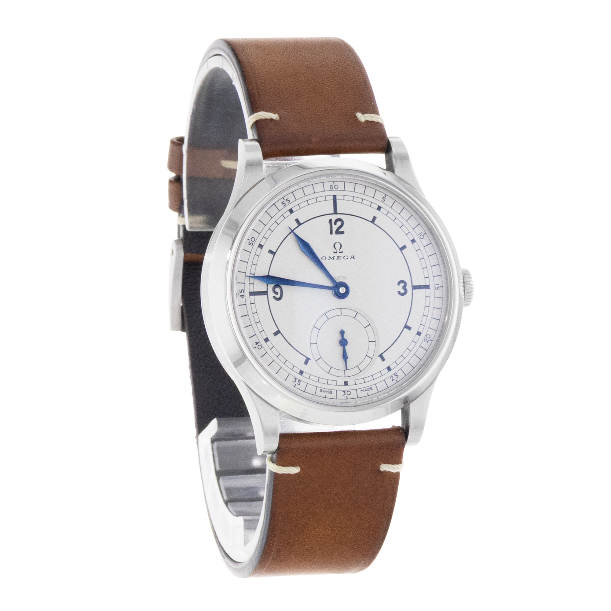 Omega Classic 511.12.39.21.99.002 39mm Steel Leather manual Mens Watch 2022 thumbnail 9