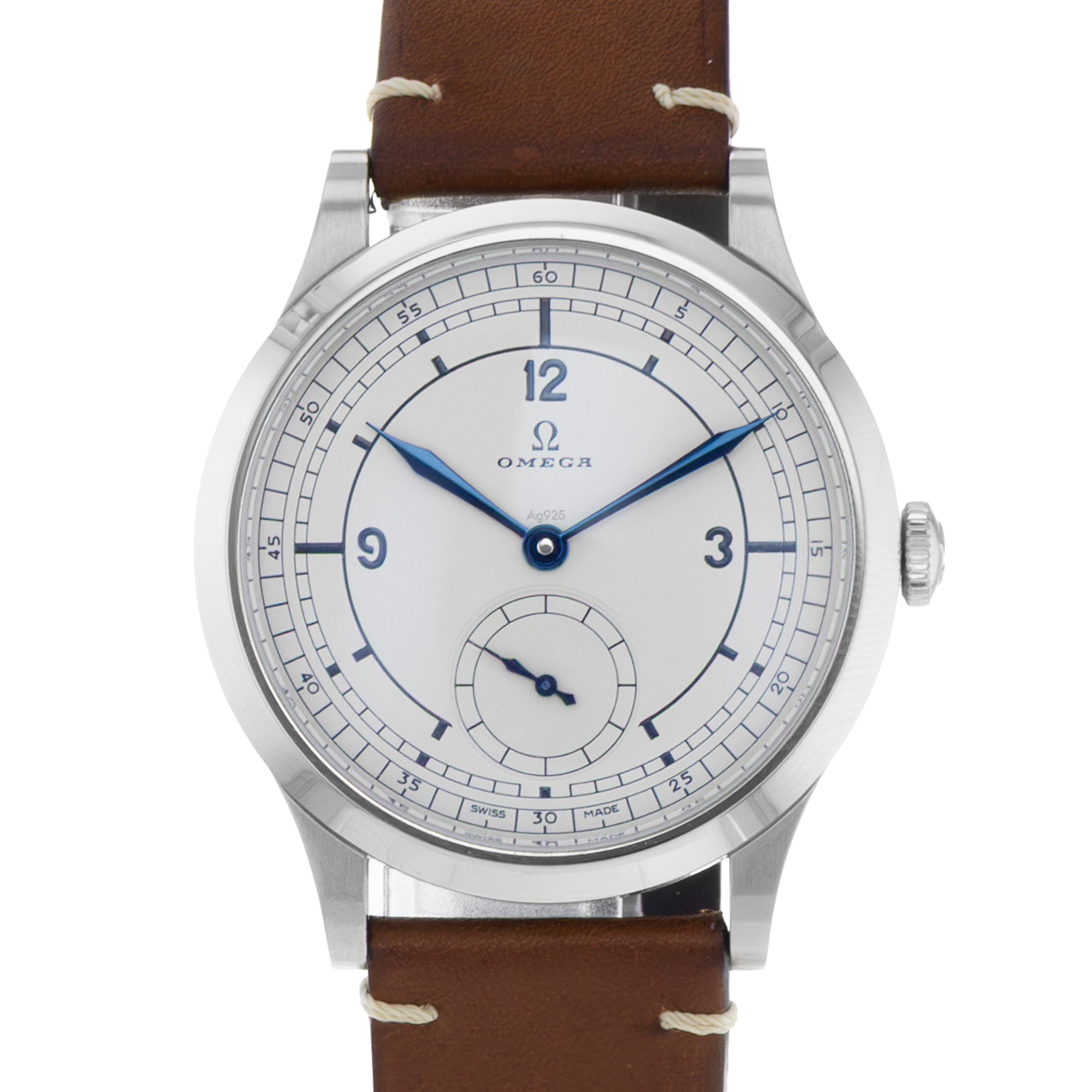 Omega Classic 511.12.39.21.99.002 39mm Steel Leather manual Mens Watch 2022 thumbnail 1