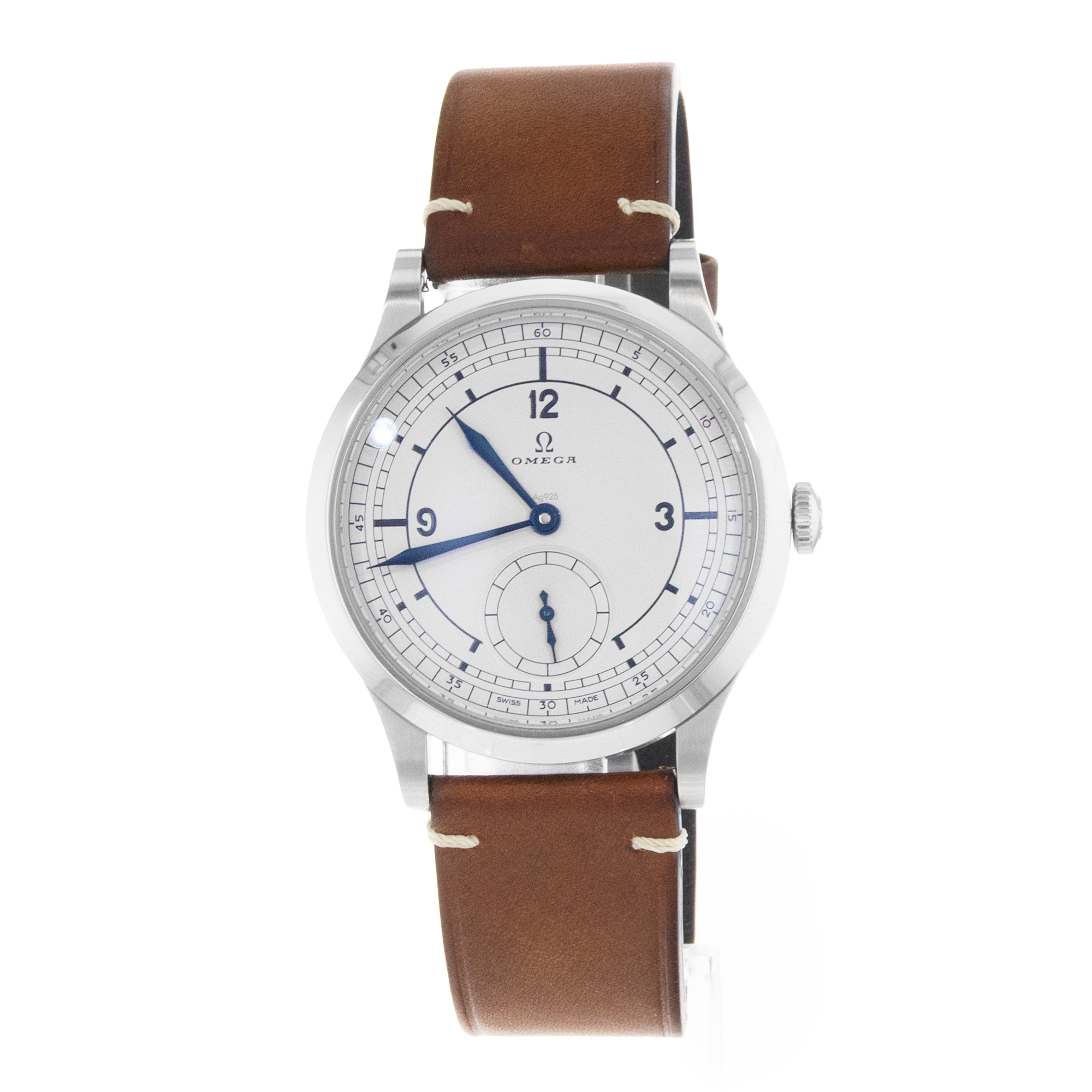 Omega Classic 511.12.39.21.99.002 39mm Steel Leather manual Mens Watch 2022 thumbnail 4