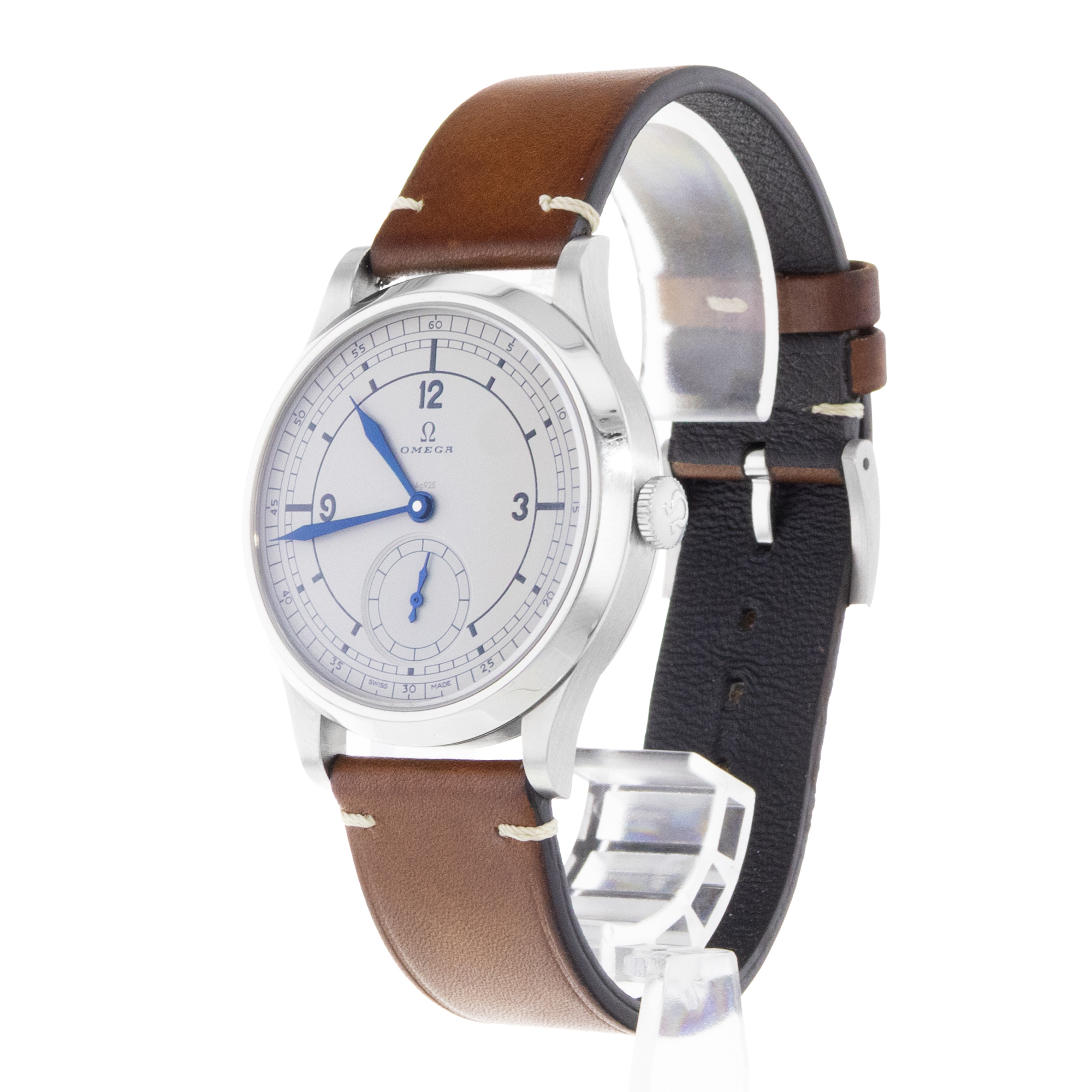 Omega Classic 511.12.39.21.99.002 39mm Steel Leather manual Mens Watch 2022 thumbnail 5