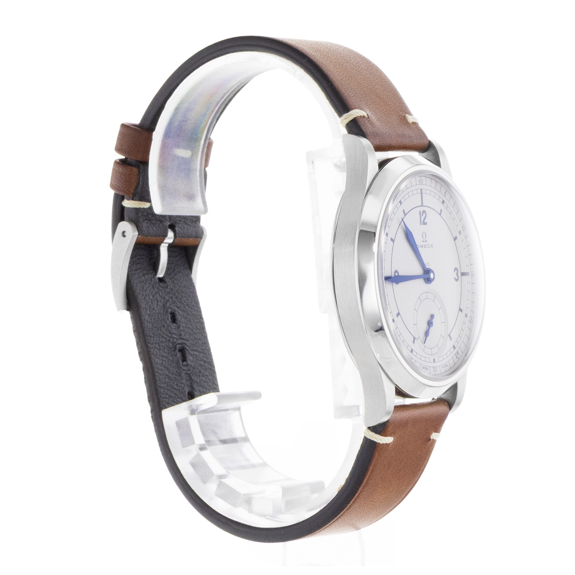 Omega Classic 511.12.39.21.99.002 39mm Steel Leather manual Mens Watch 2022 thumbnail 7
