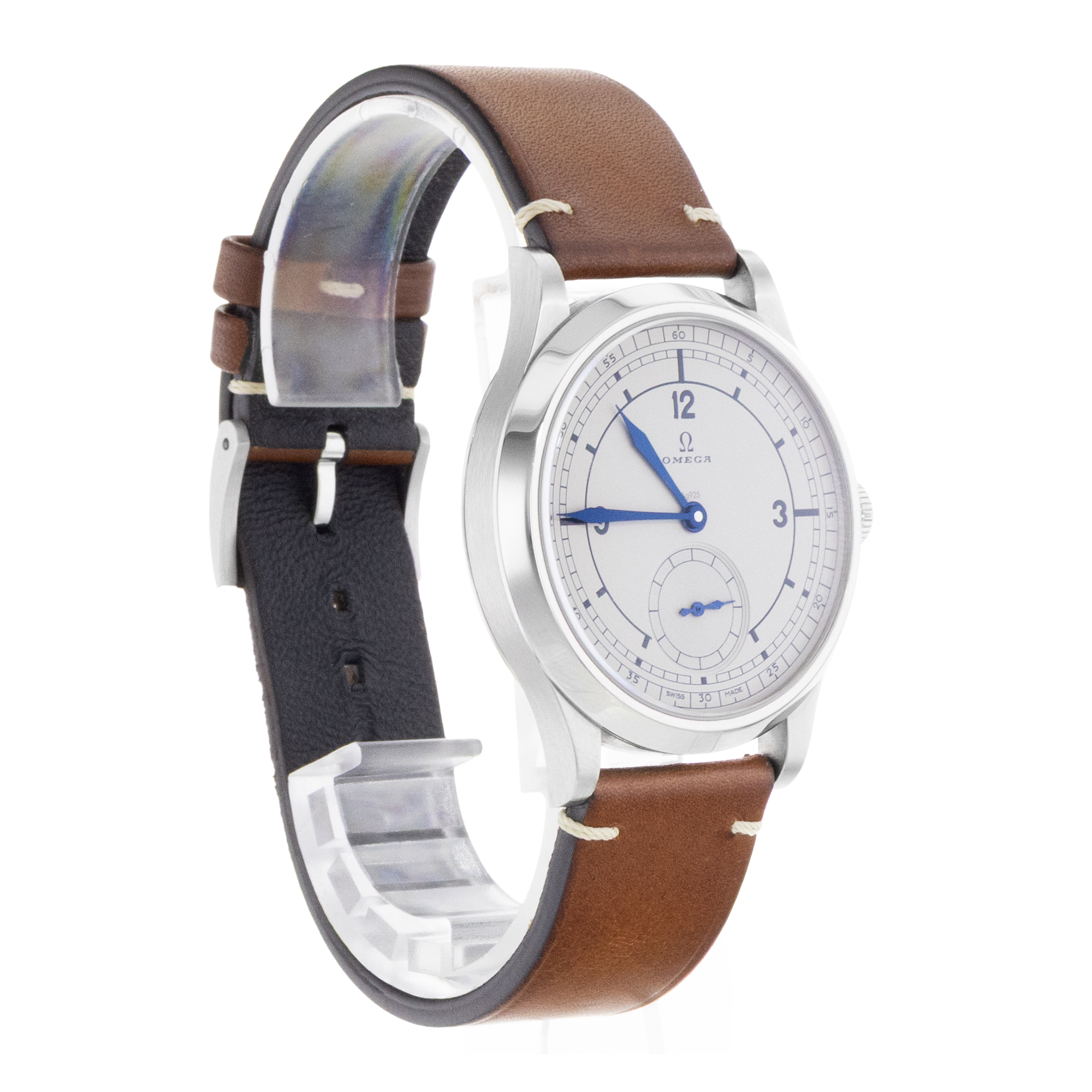 Omega Classic 511.12.39.21.99.002 39mm Steel Leather manual Mens Watch 2022 thumbnail 8