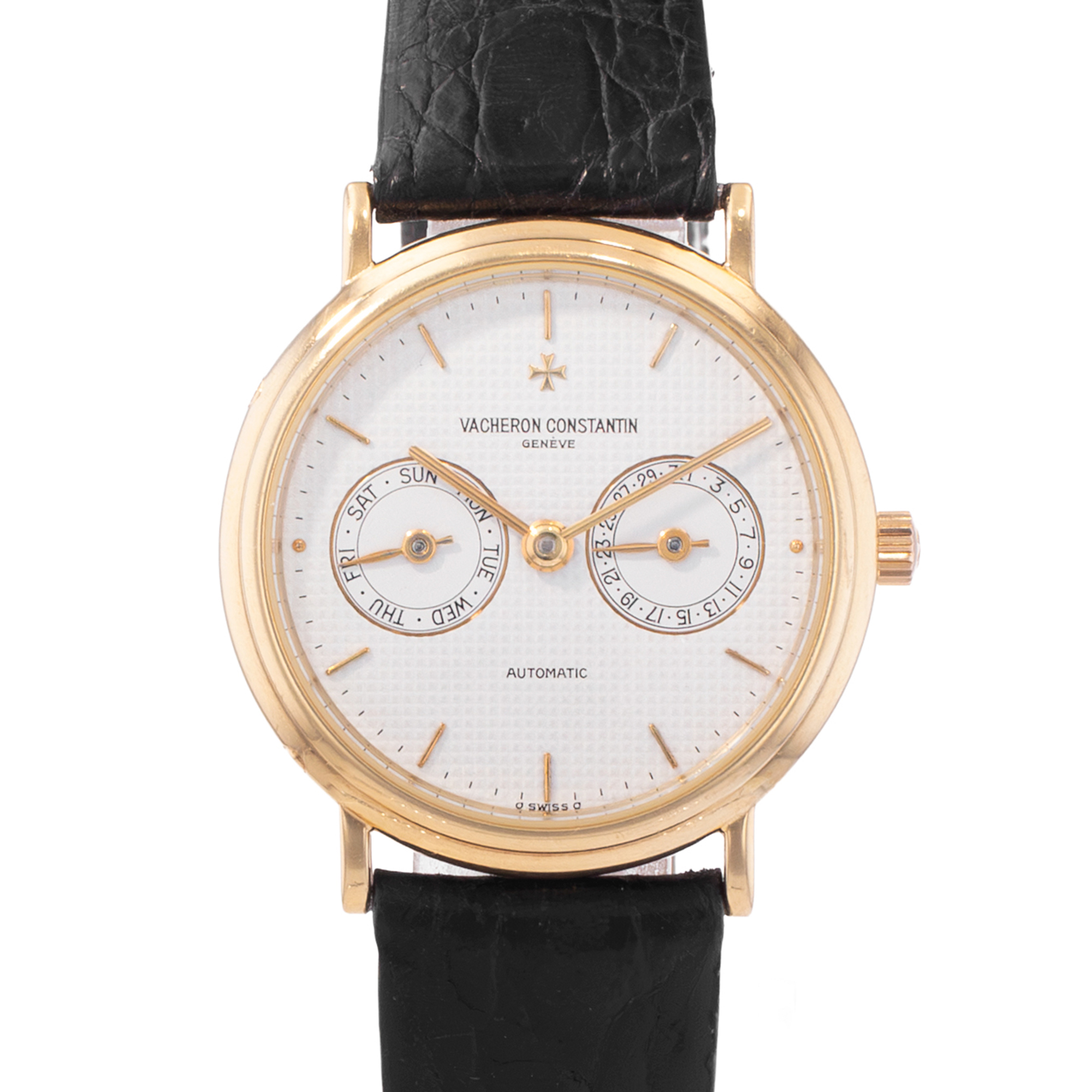 Vacheron Constantin Patrimony 47008 34mm Vintage White Gold Mens Watch 1980 thumbnail 1
