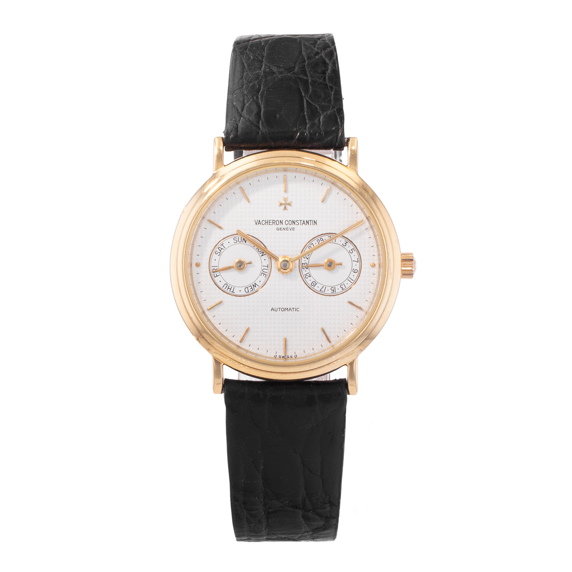 Vacheron Constantin Patrimony 47008 34mm Vintage White Gold Mens Watch 1980 thumbnail 2