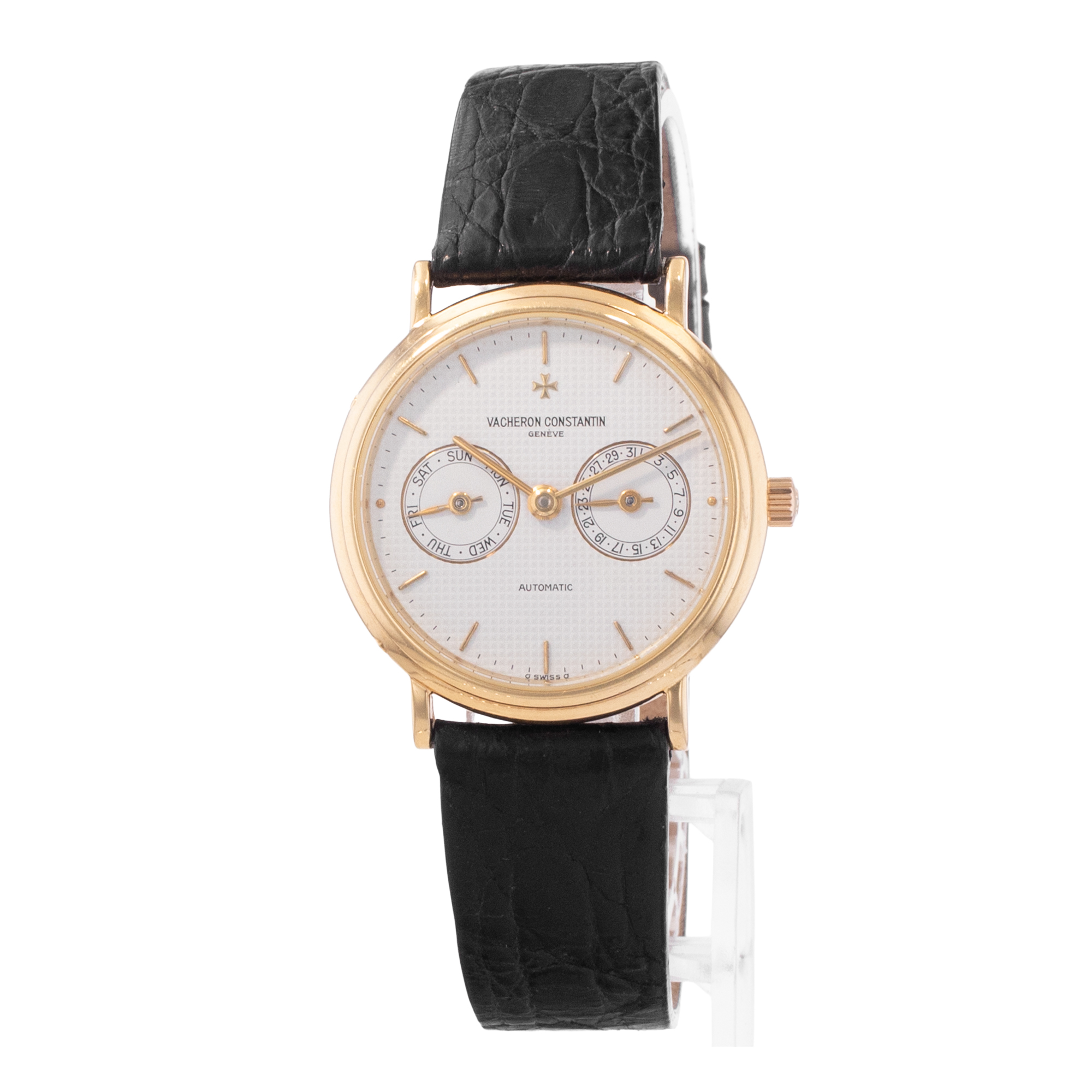 Vacheron Constantin Patrimony 47008 34mm Vintage White Gold Mens Watch 1980 thumbnail 4